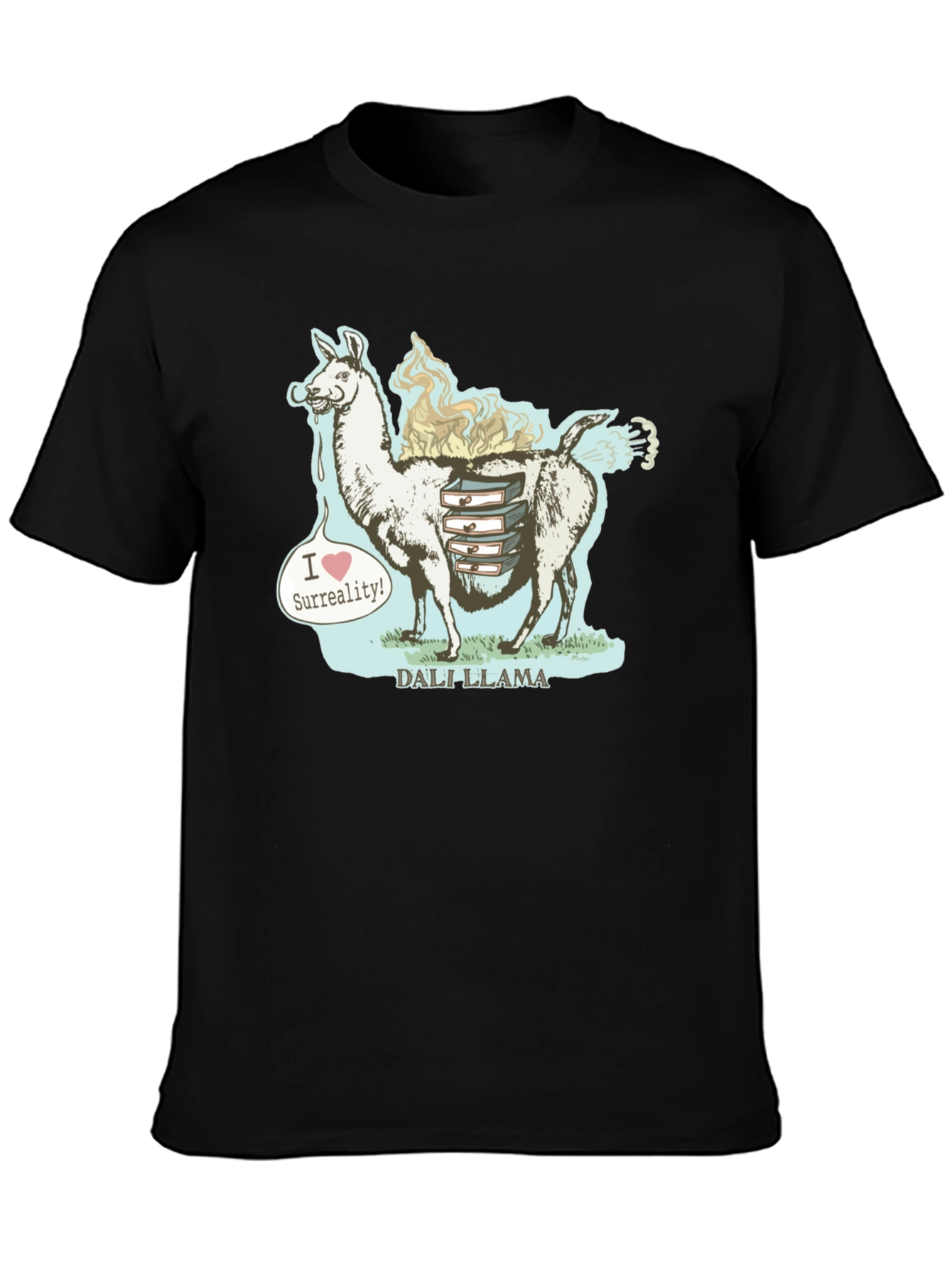 Dali Llama Graphic Tee - Surreal Art Shirt