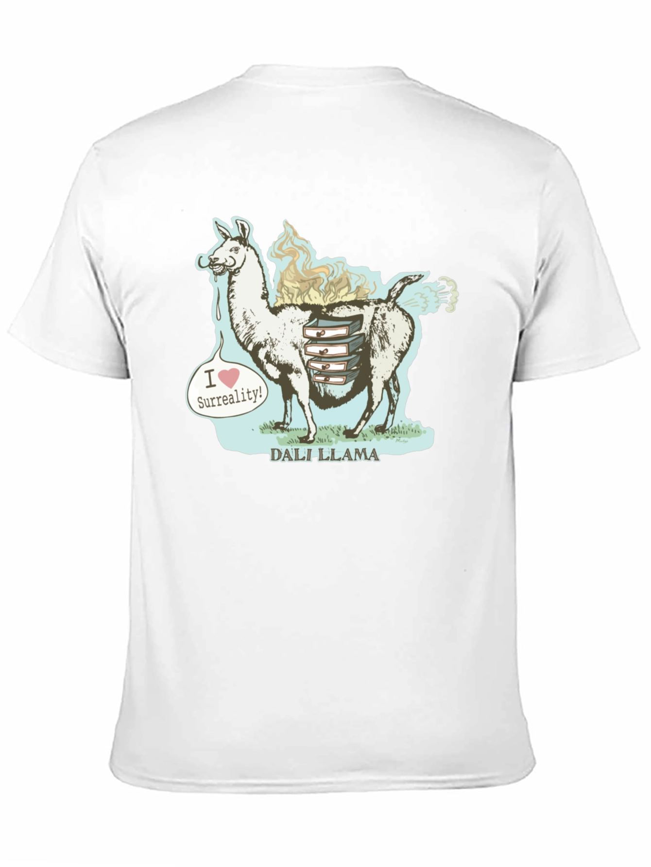 Dali Llama Graphic Tee - Surreal Art Shirt