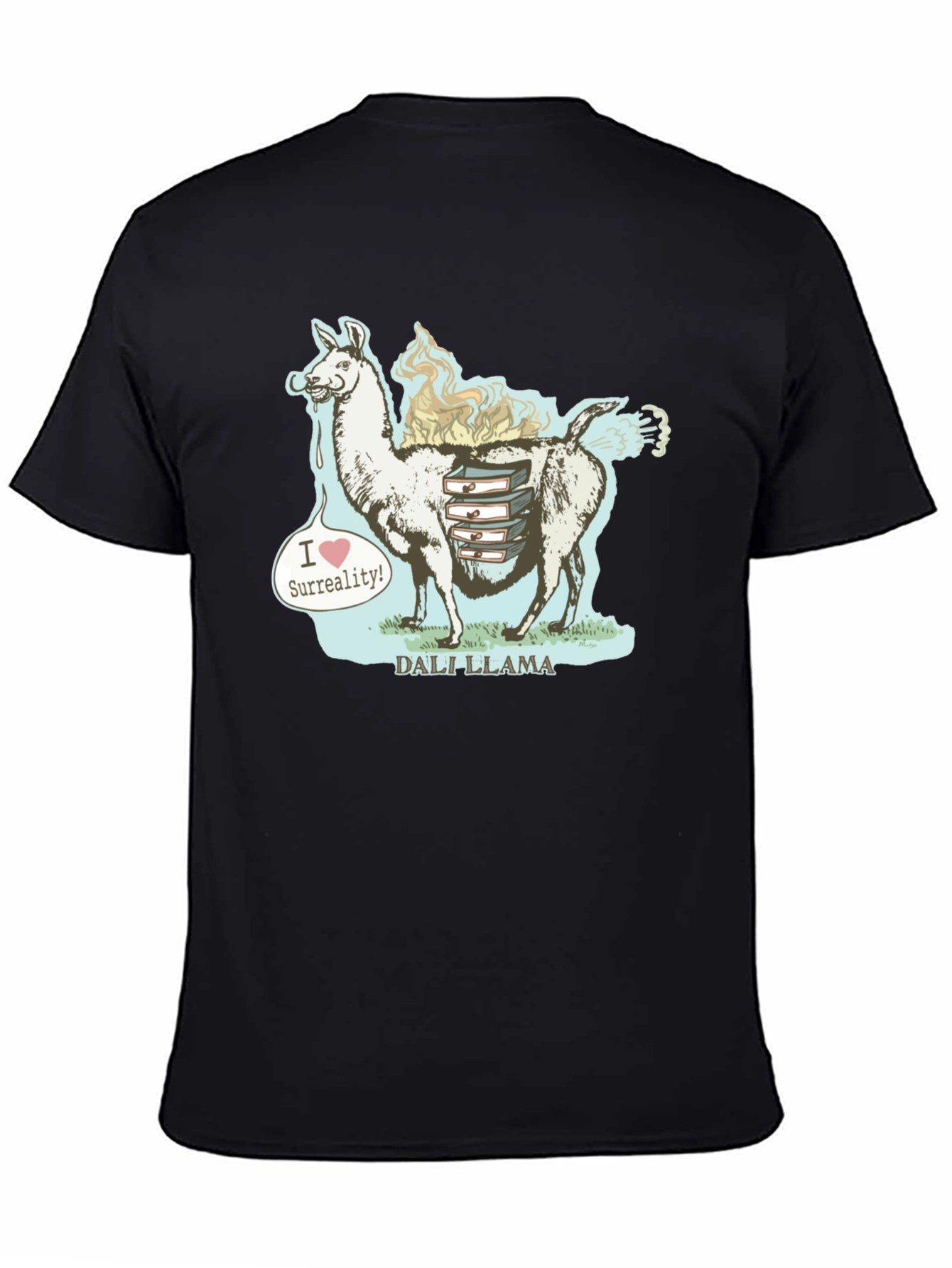 Dali Llama Graphic Tee - Surreal Art Shirt