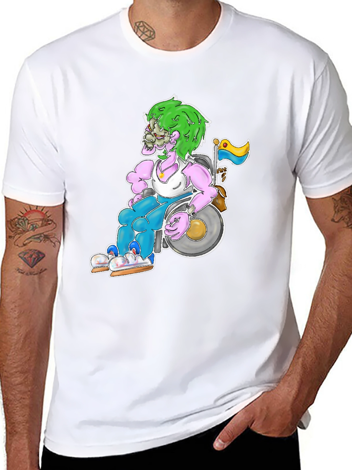 Zombie Wheelchair T-Shirt