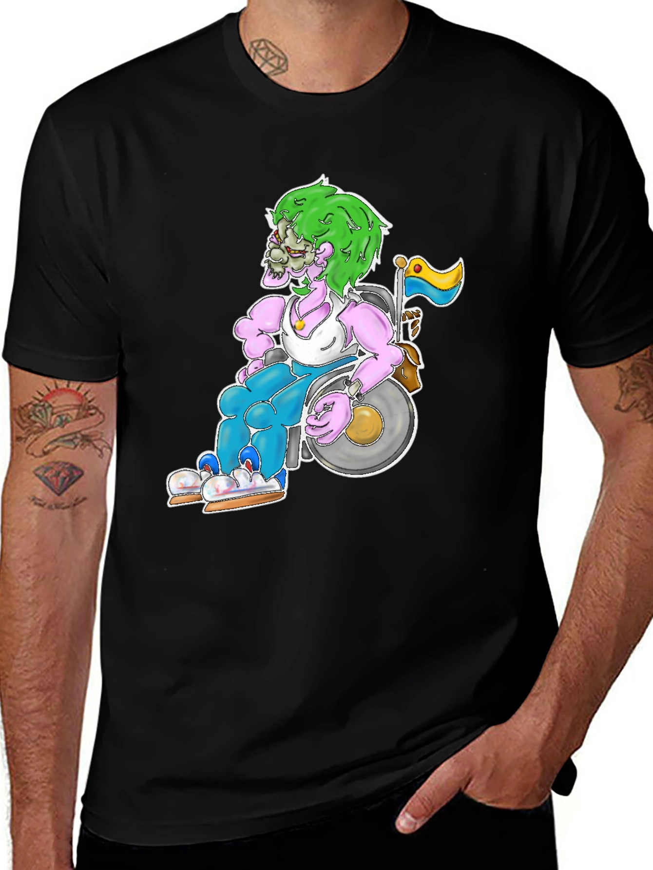 Zombie Wheelchair T-Shirt