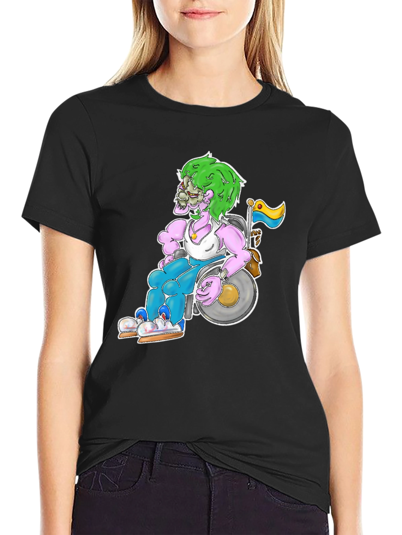Zombie Wheelchair T-Shirt