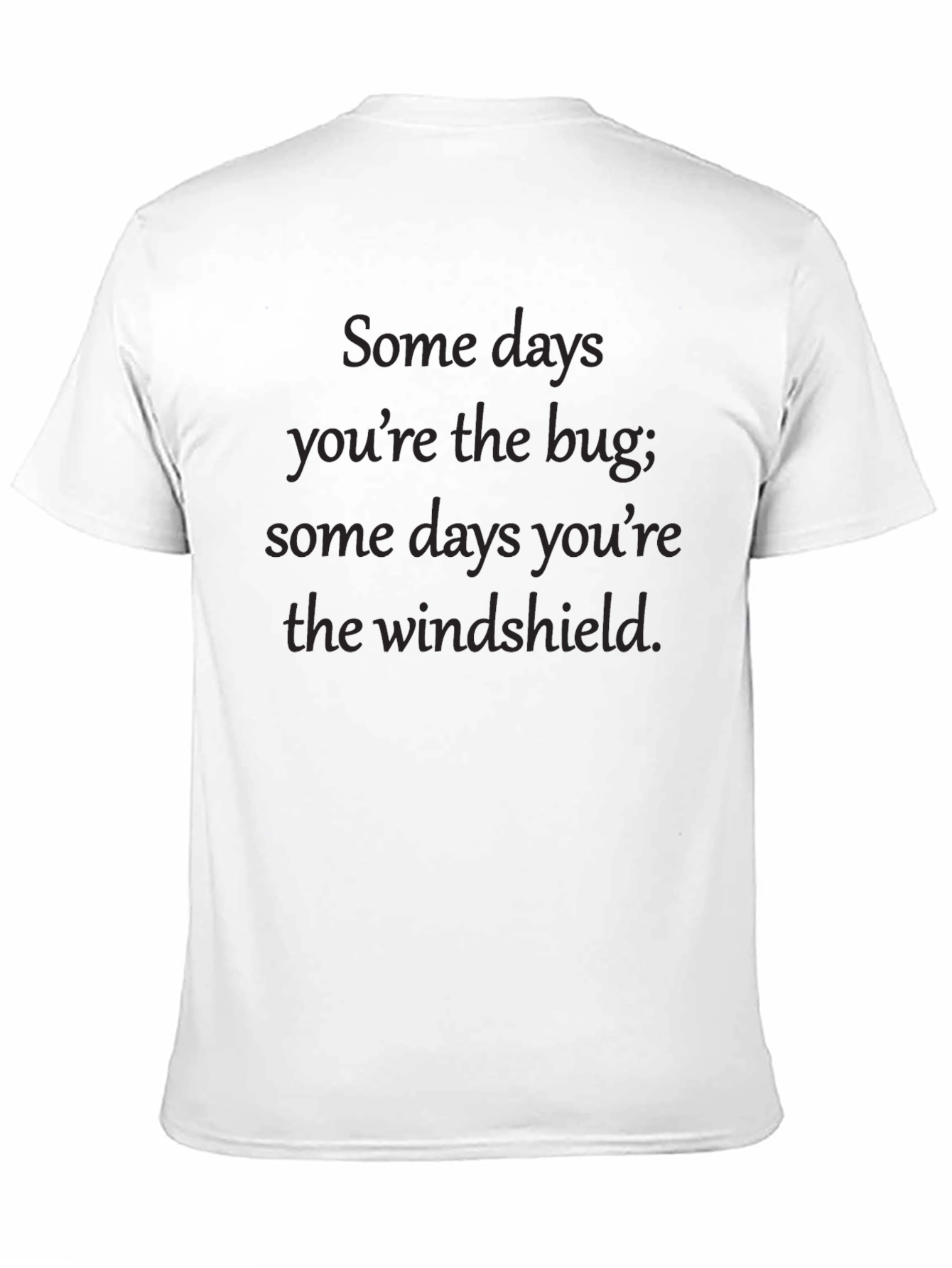 Bug or Windshield Black T-Shirt