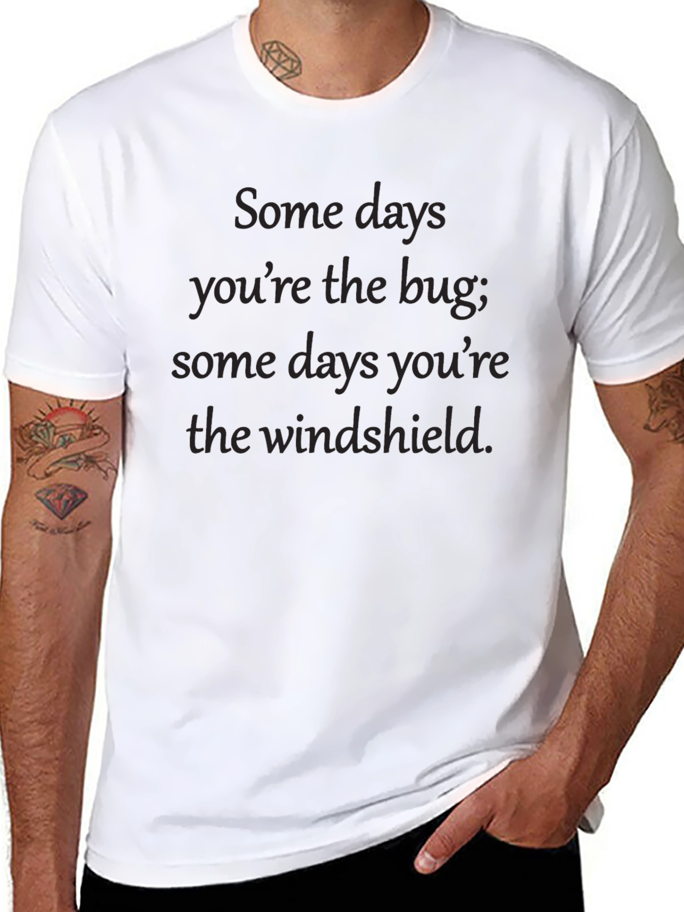 Bug or Windshield Black T-Shirt
