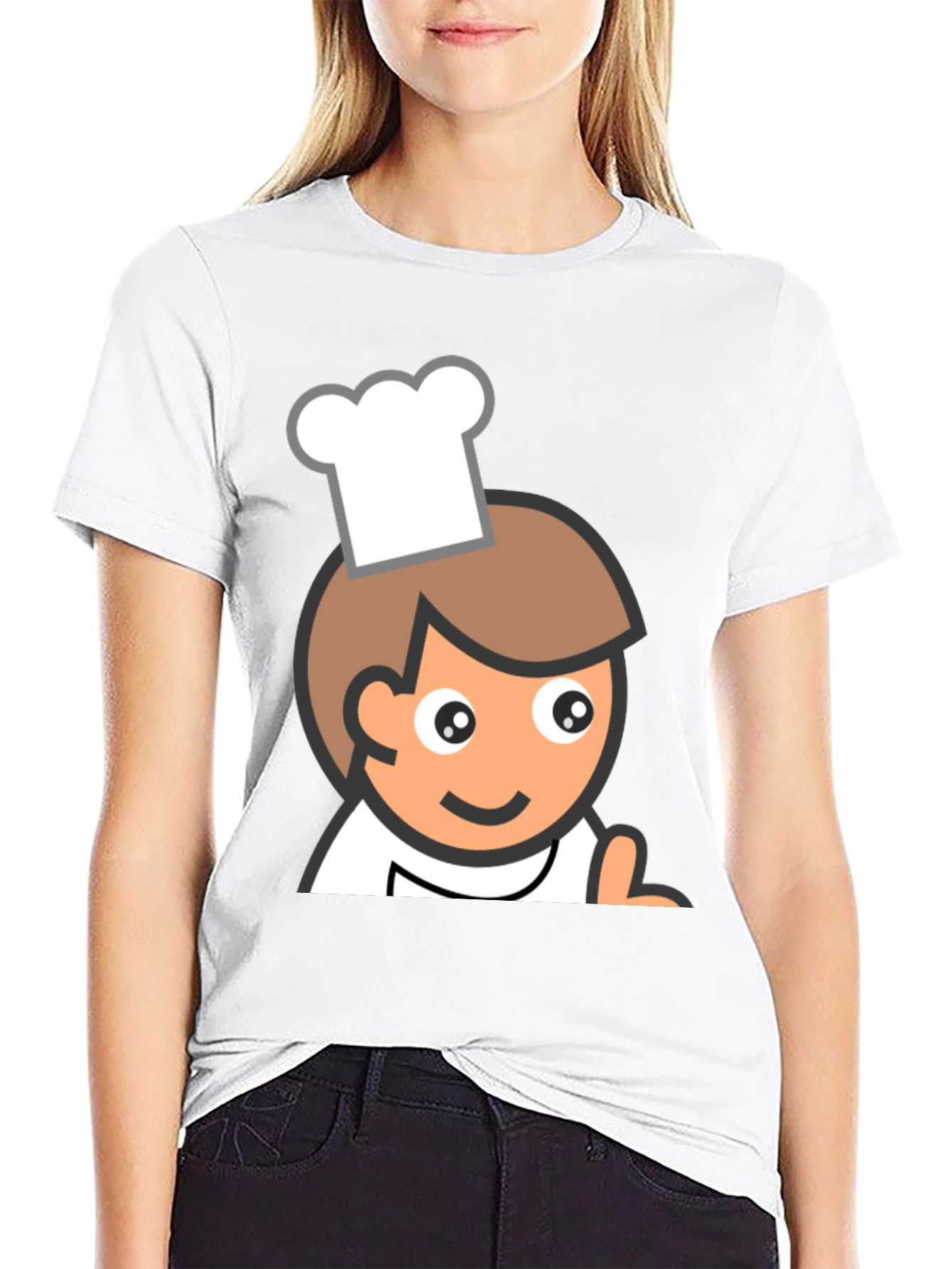 Chef Cartoon Graphic T-Shirt