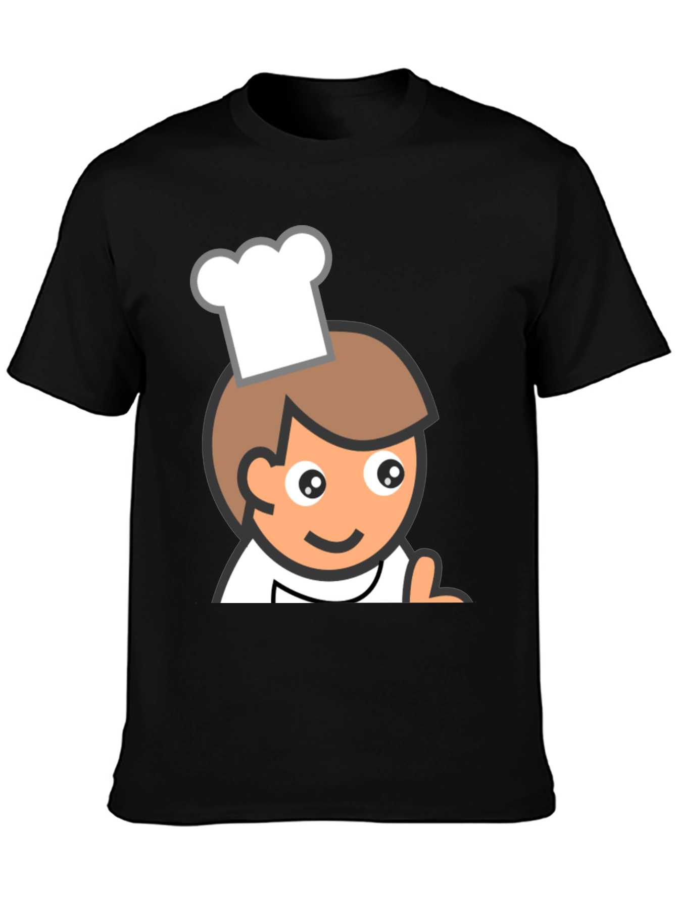 Chef Cartoon Graphic T-Shirt