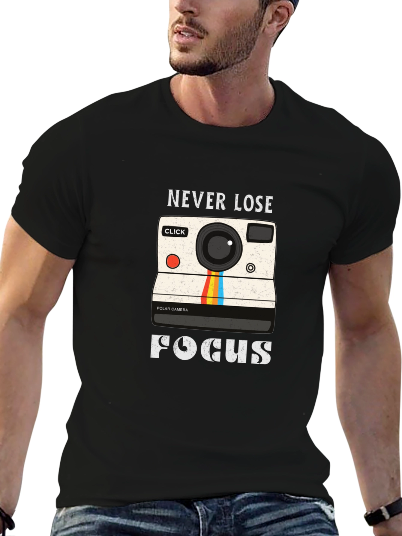 Never Lose Focus Camera Graphic Tee