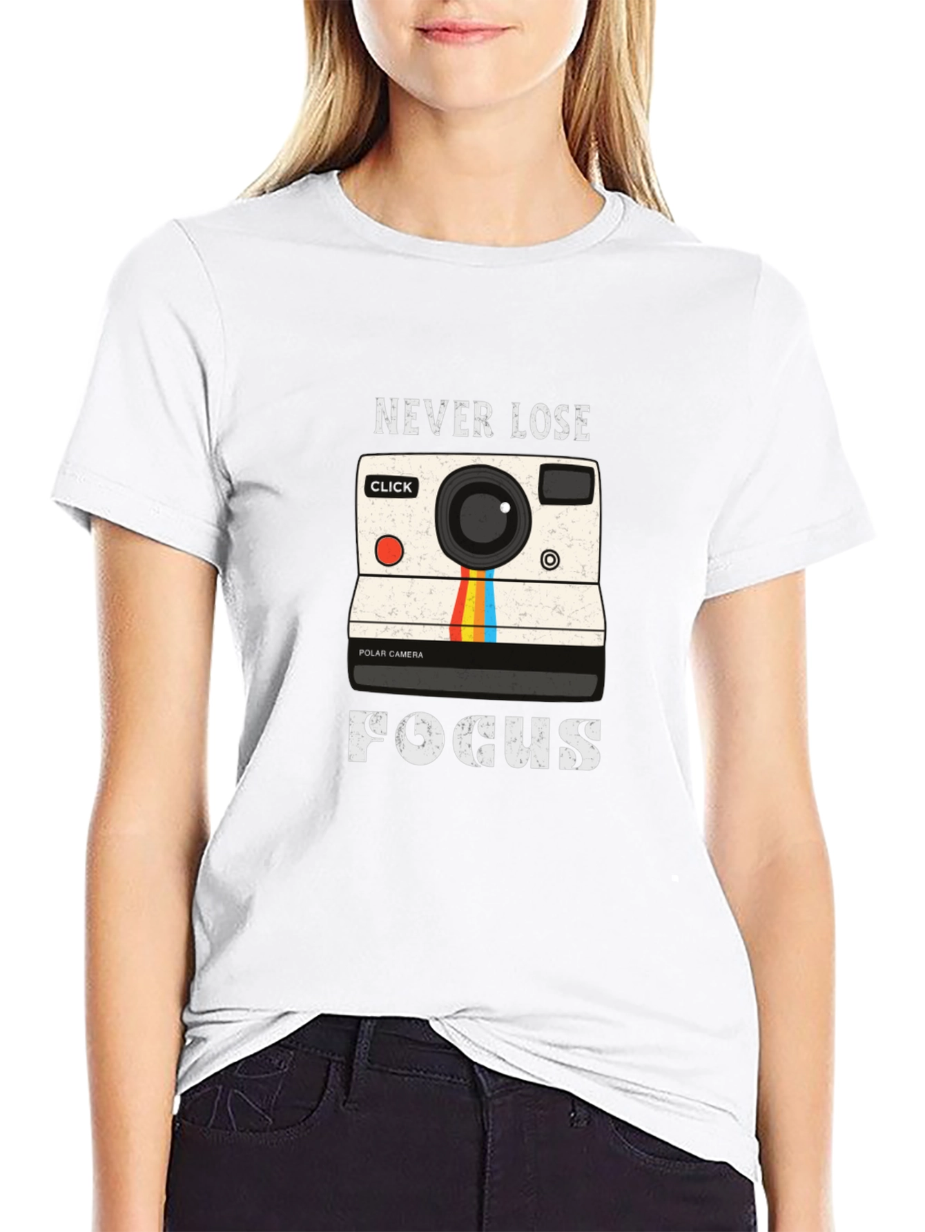 Never Lose Focus Camera Graphic Tee