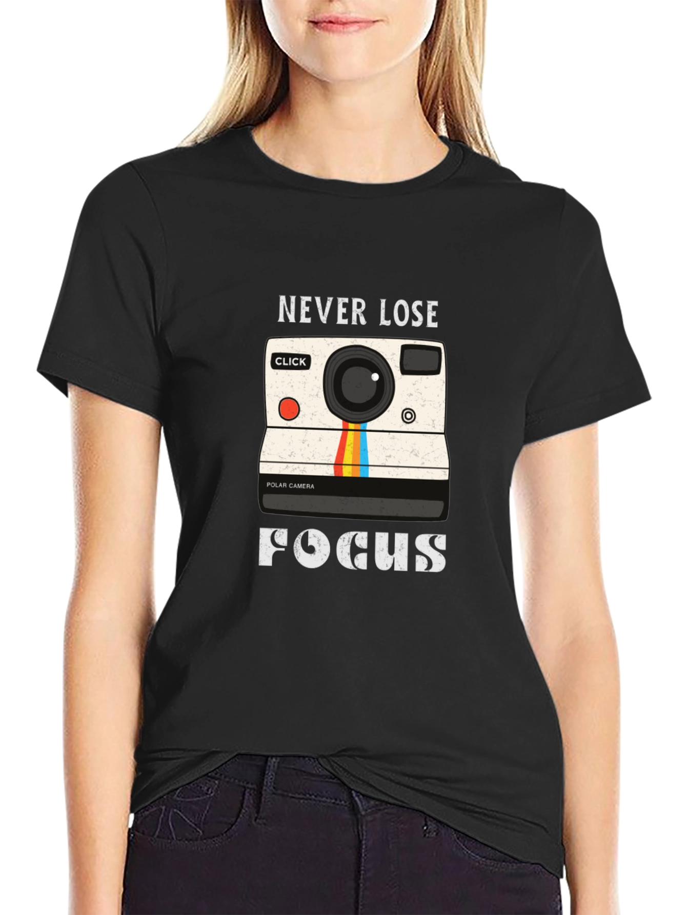 Never Lose Focus Camera Graphic Tee