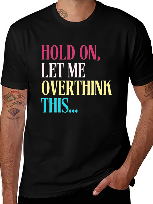 Overthink Black T-Shirt