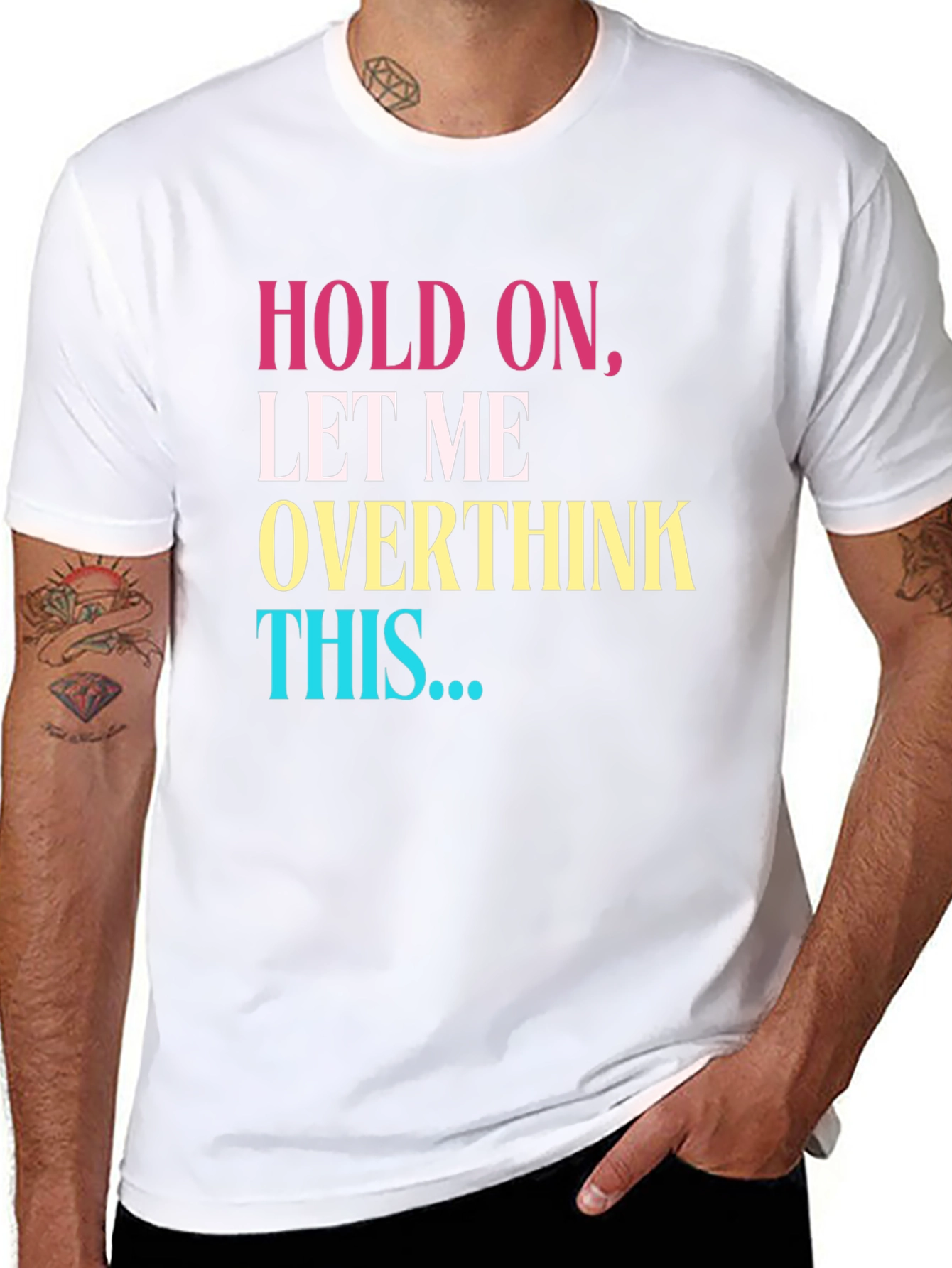 Overthink Black T-Shirt
