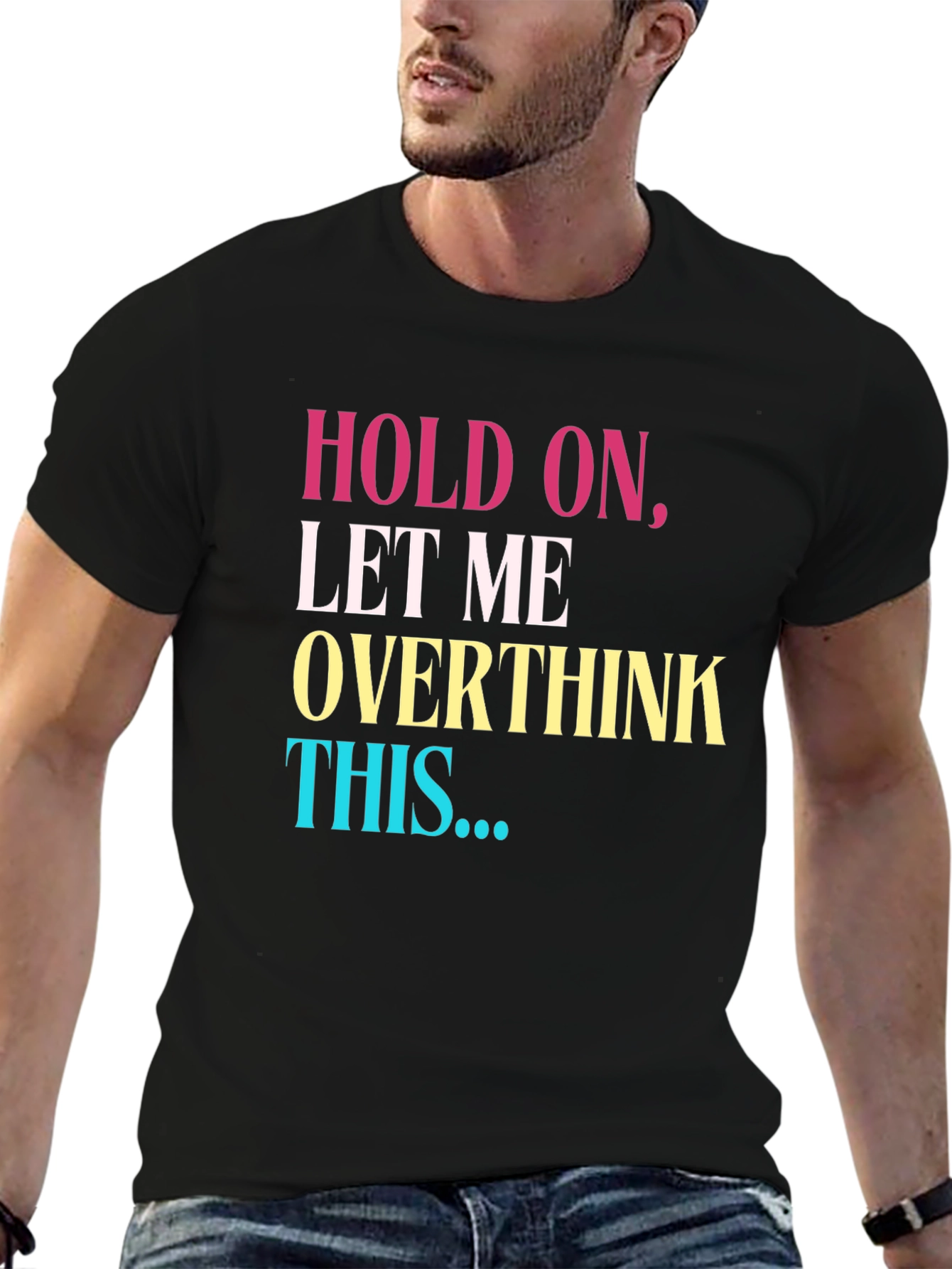 Overthink Black T-Shirt