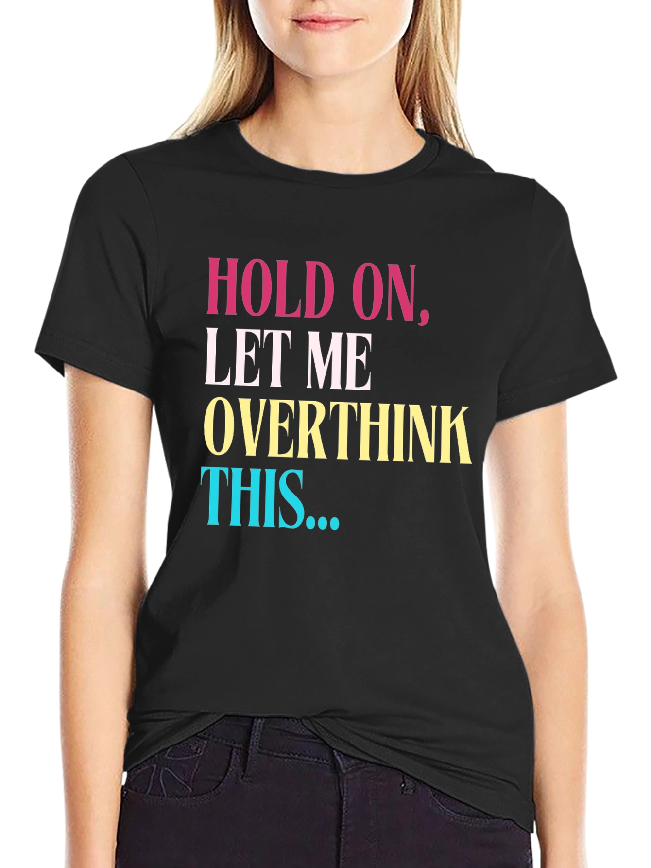 Overthink Black T-Shirt