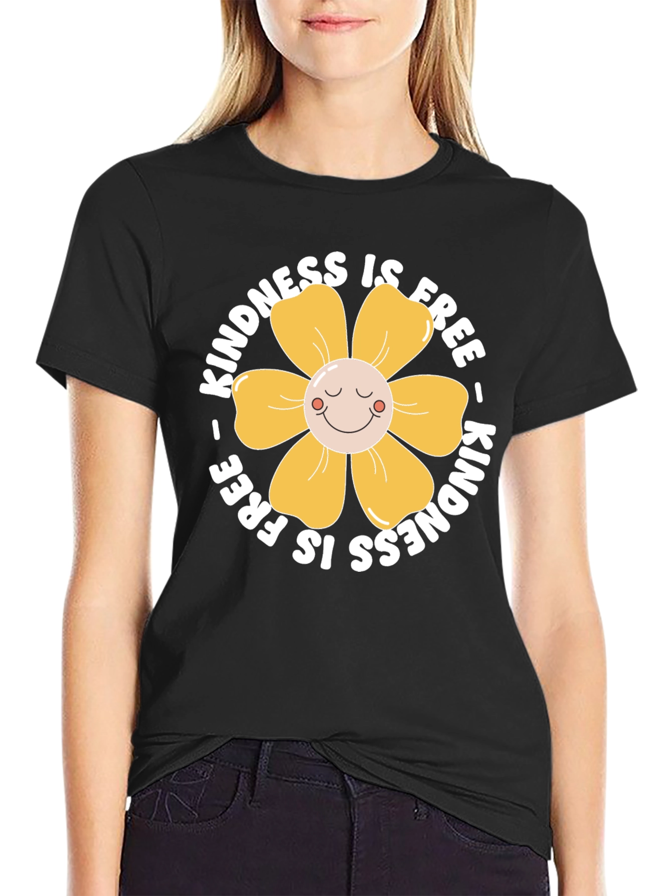 Kindness Flower Graphic Tee