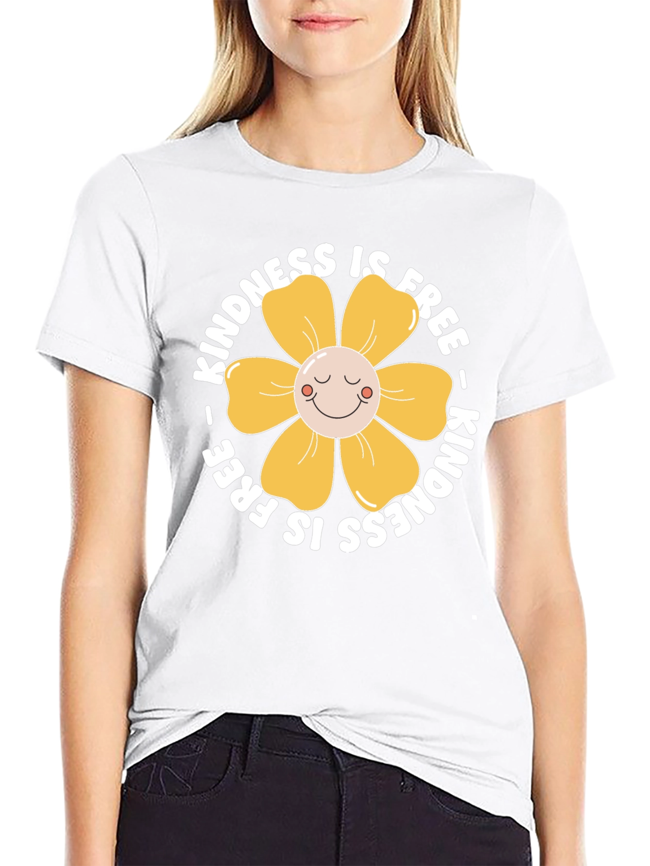 Kindness Flower Graphic Tee