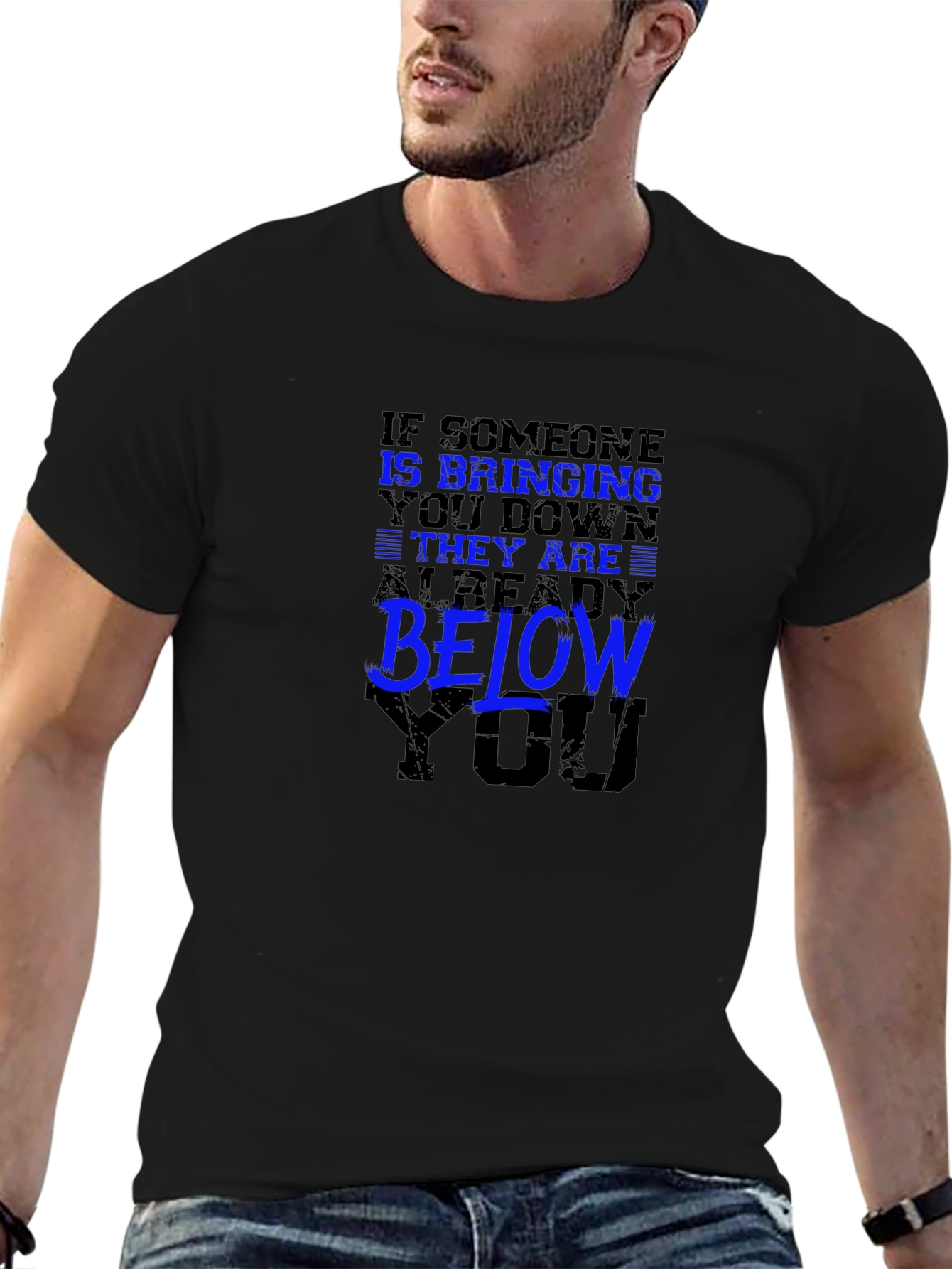 Motivational Graphic Print T-Shirt