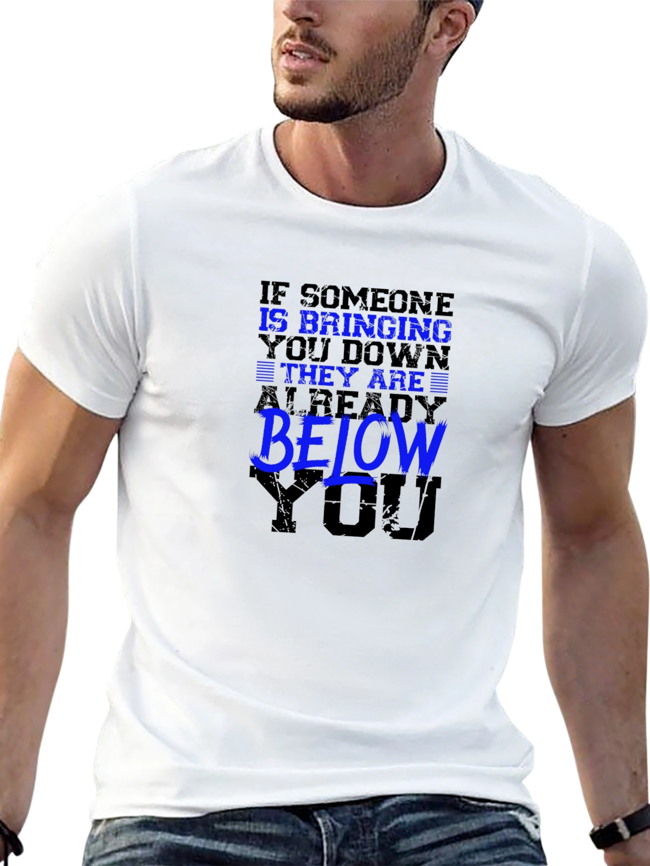 Motivational Graphic Print T-Shirt