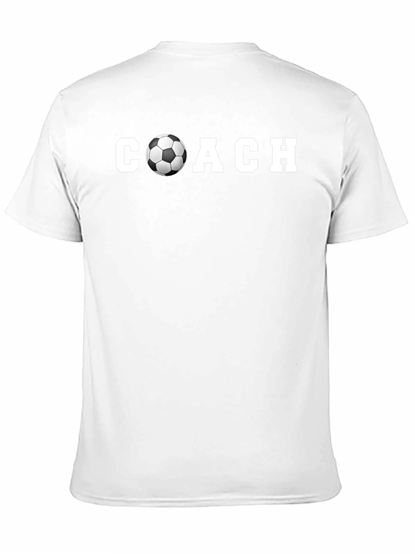 Soccer Coach T-Shirt - Black Short Sleeve
