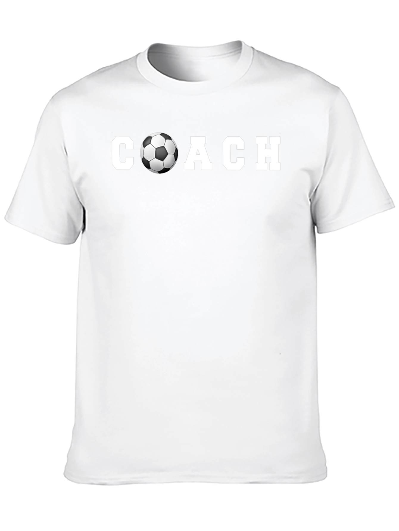 Soccer Coach T-Shirt - Black Short Sleeve