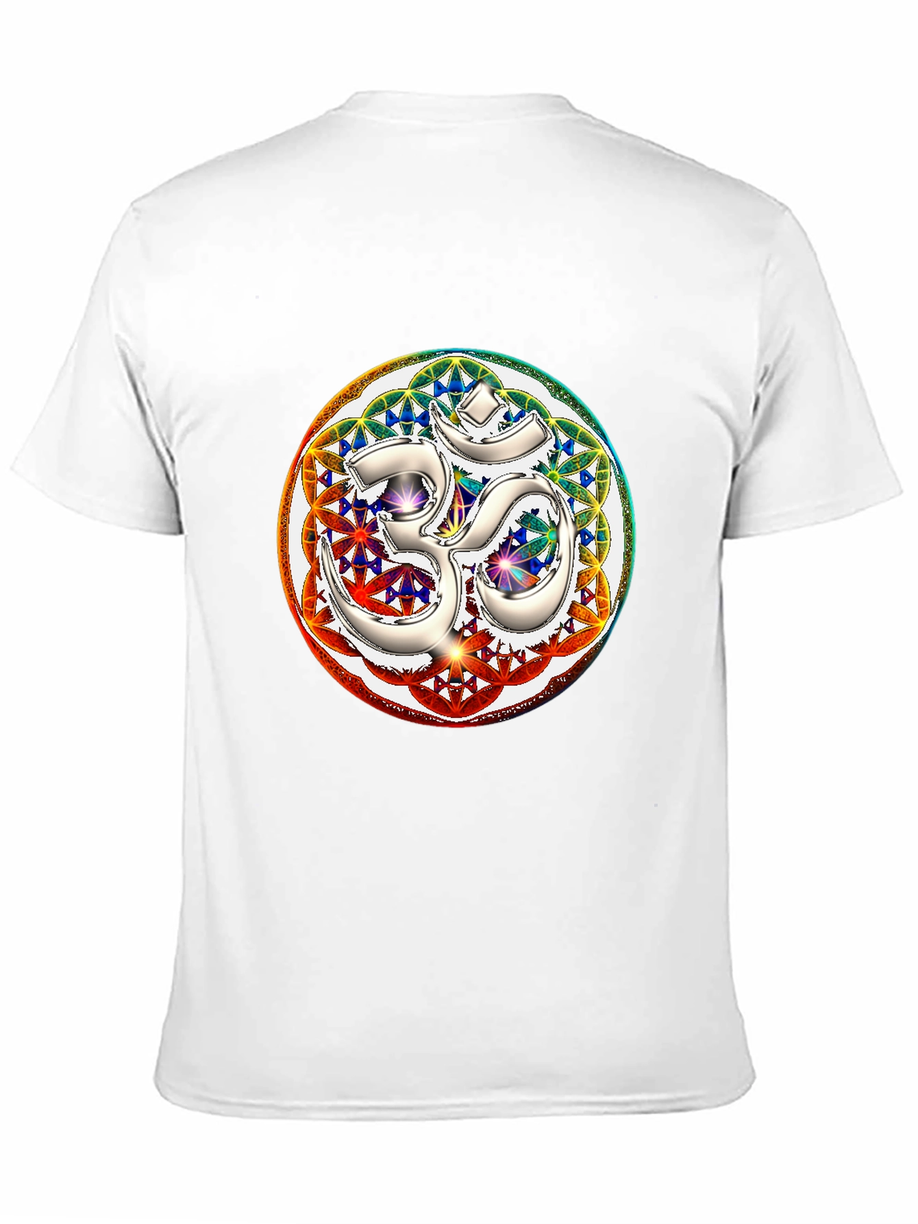 Om Mandala Graphic Tee - Black