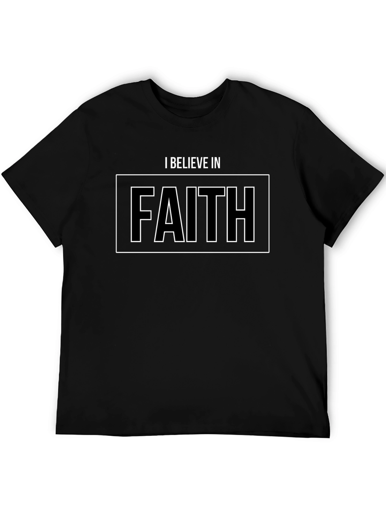 I Believe in Faith Black T-Shirt