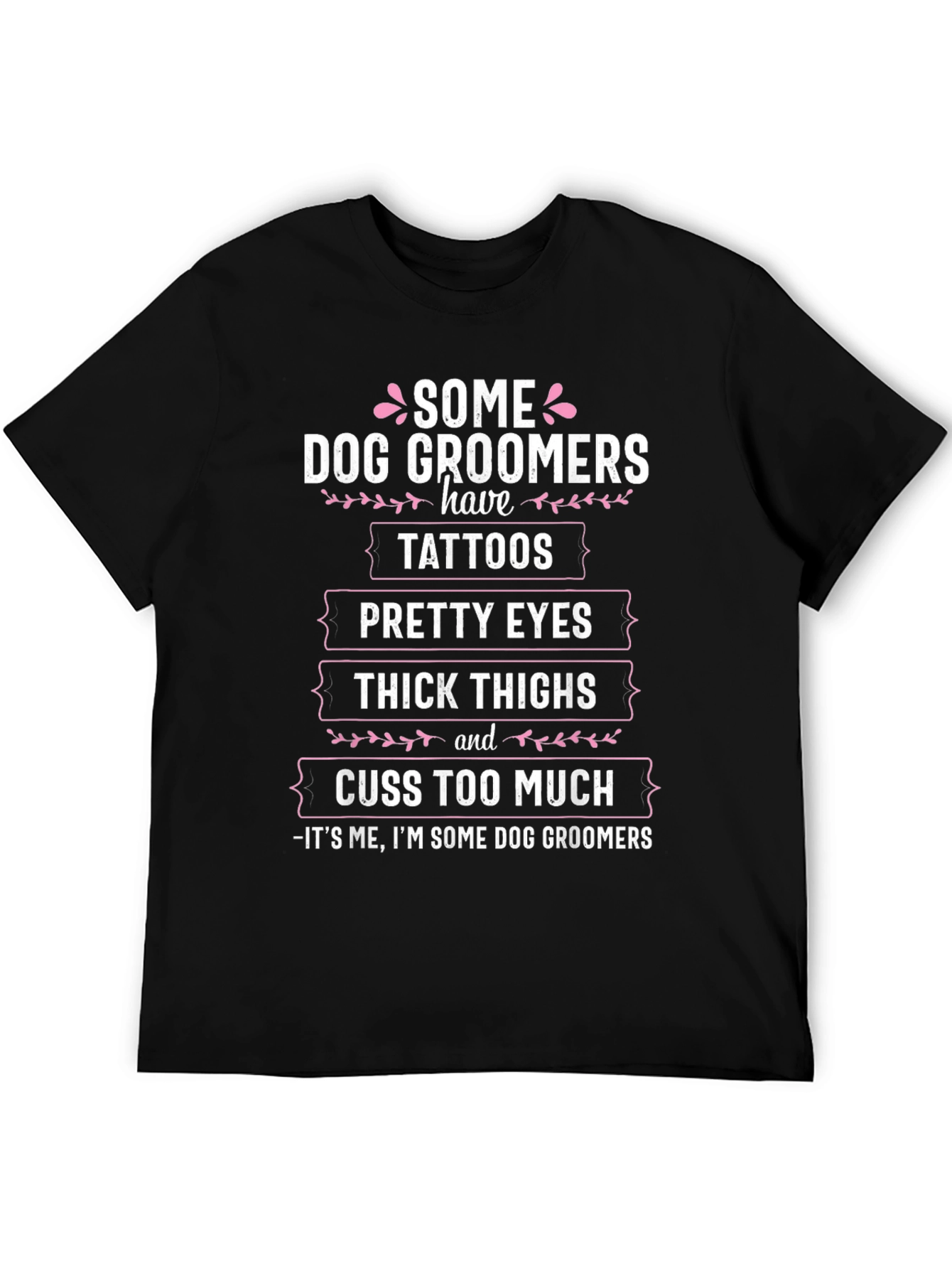 Dog Groomer Tattoo T-Shirt Funny Grooming Gift