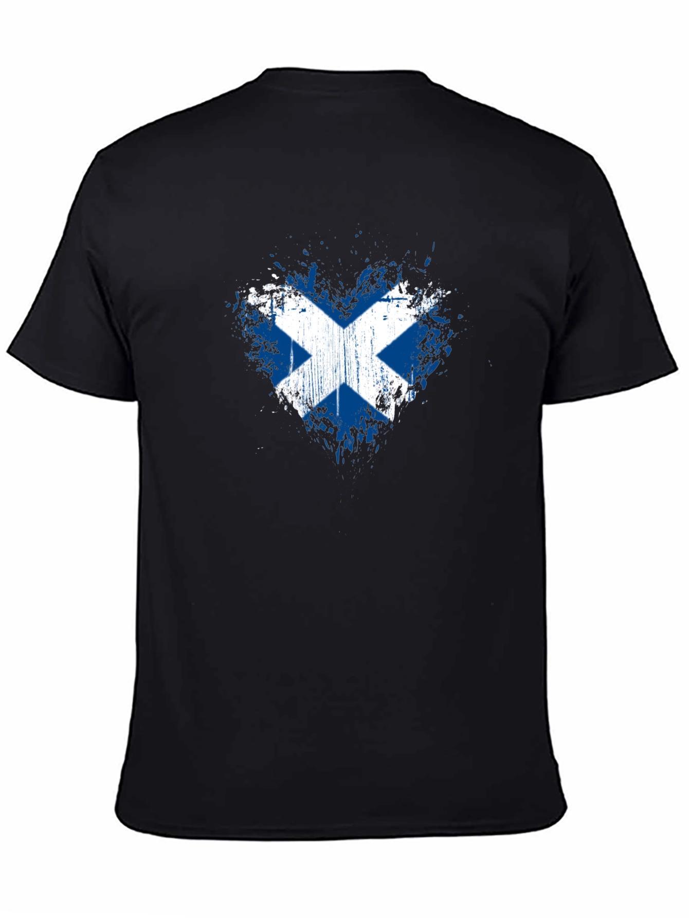 Scottish Flag Heart T-Shirt