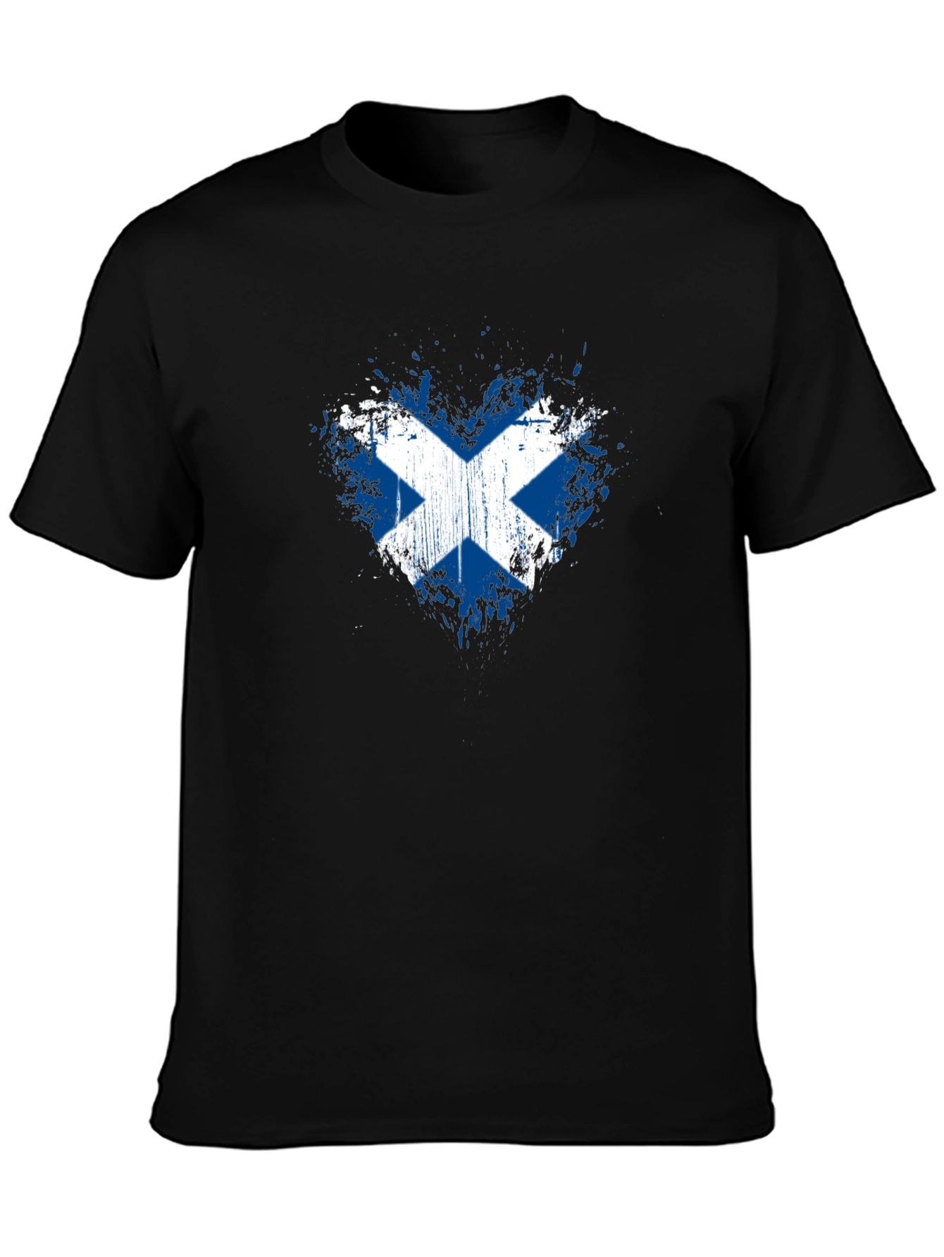 Scottish Flag Heart T-Shirt