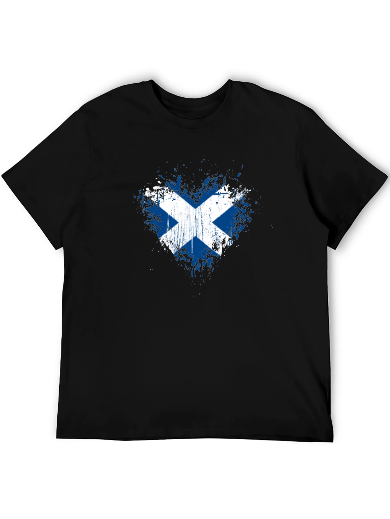 Scottish Flag Heart T-Shirt
