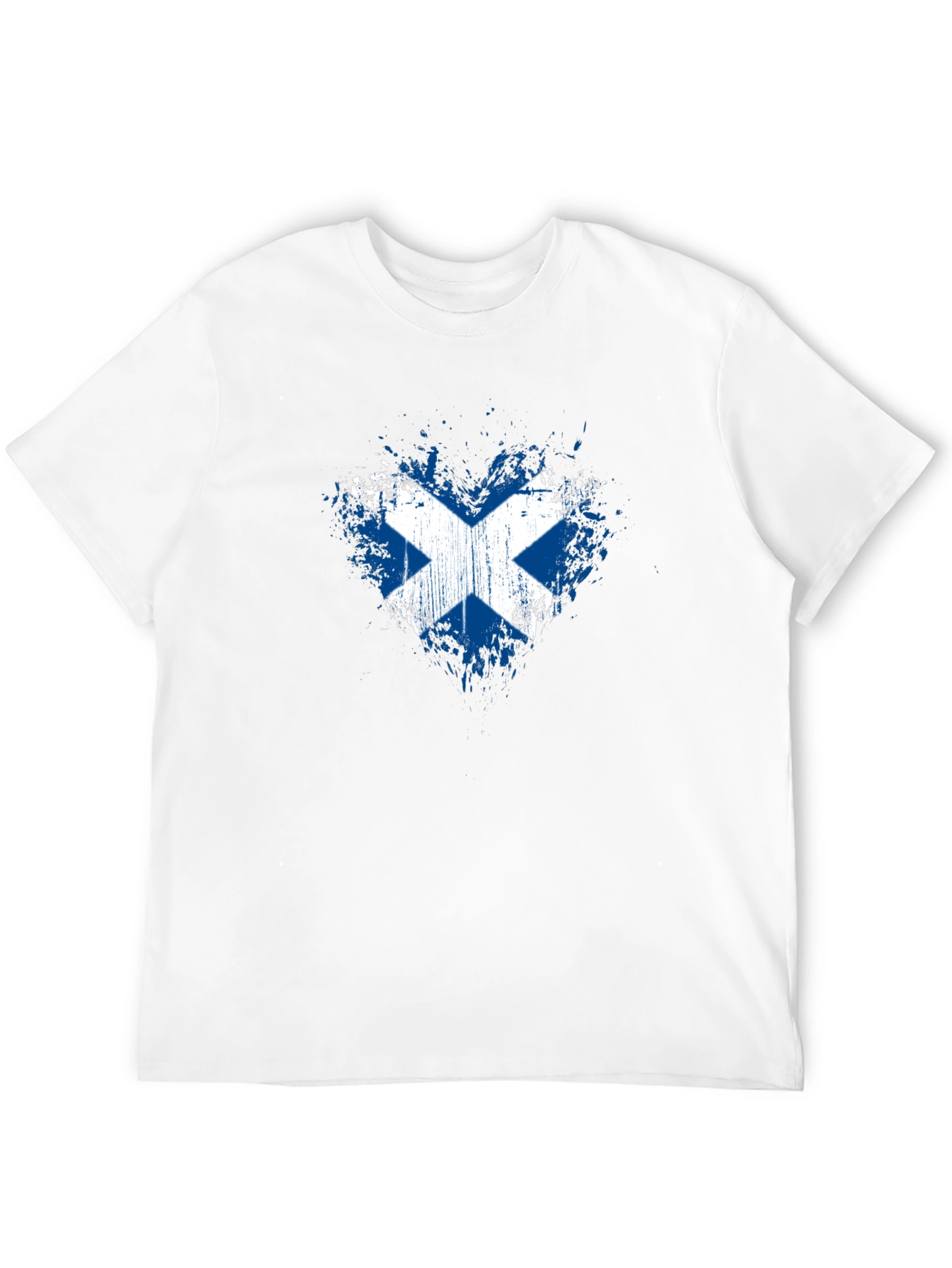 Scottish Flag Heart T-Shirt