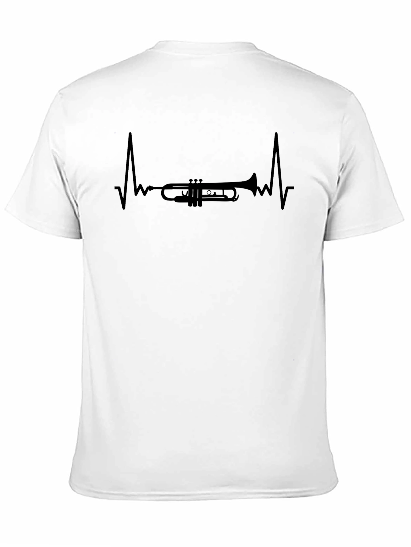Trumpet Heartbeat T-Shirt - Music Lovers Tee