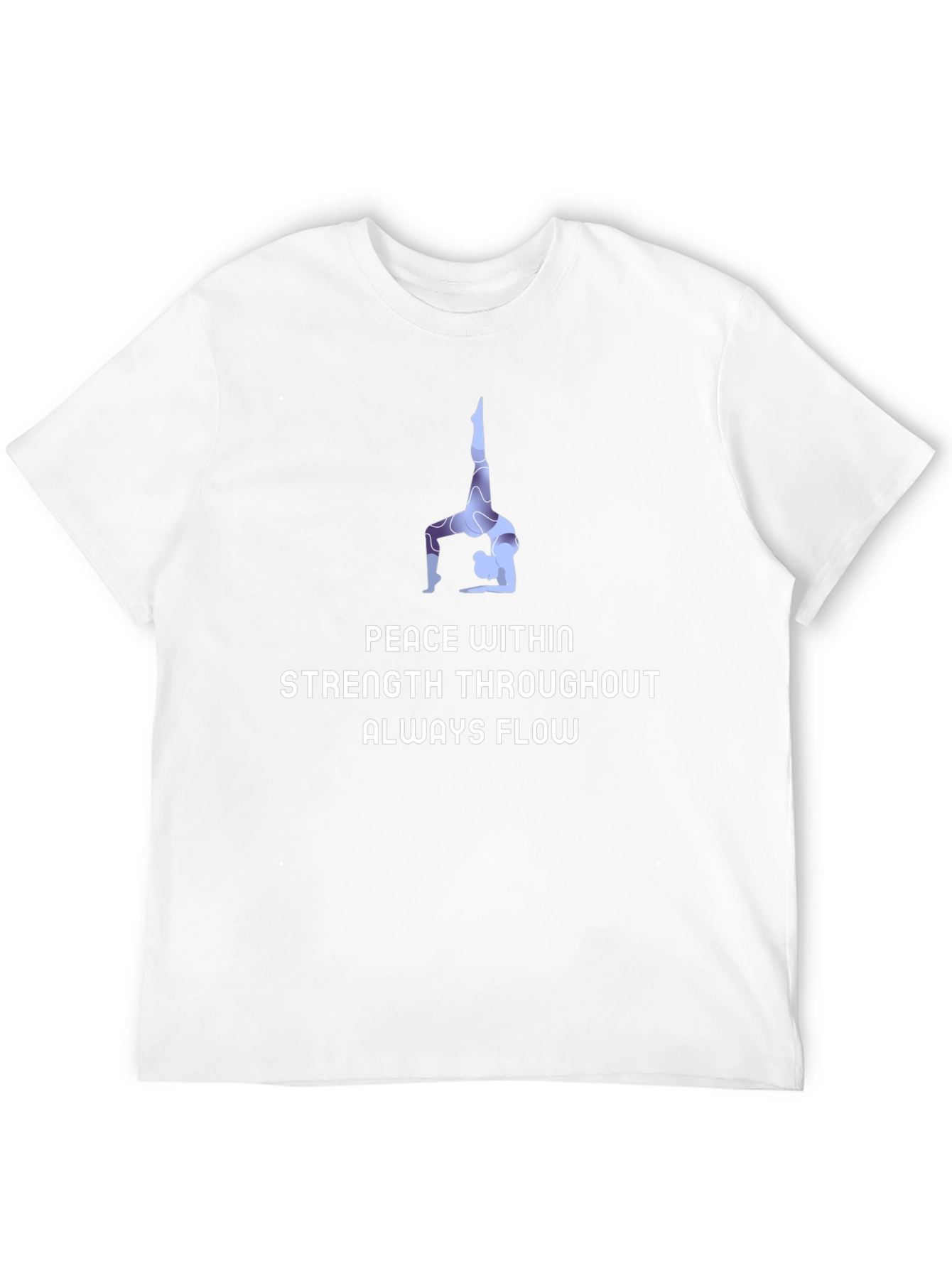 Yoga Peace & Strength Black Tee