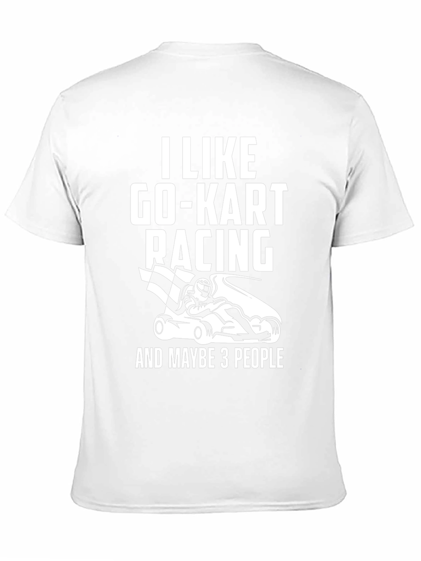Go-Kart Racing Graphic T-Shirt - Black