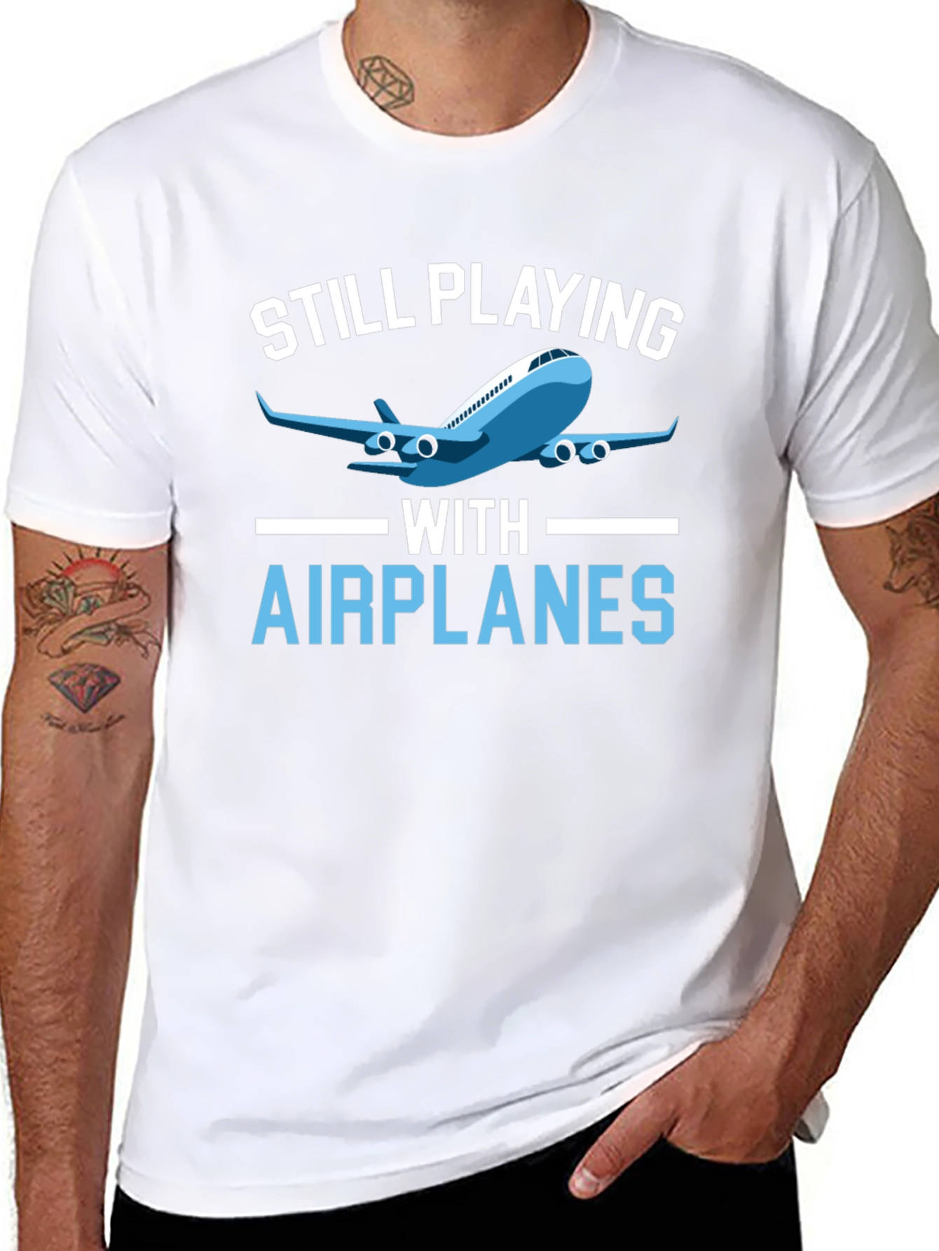 Still Playing with Airplanes T-Shirt