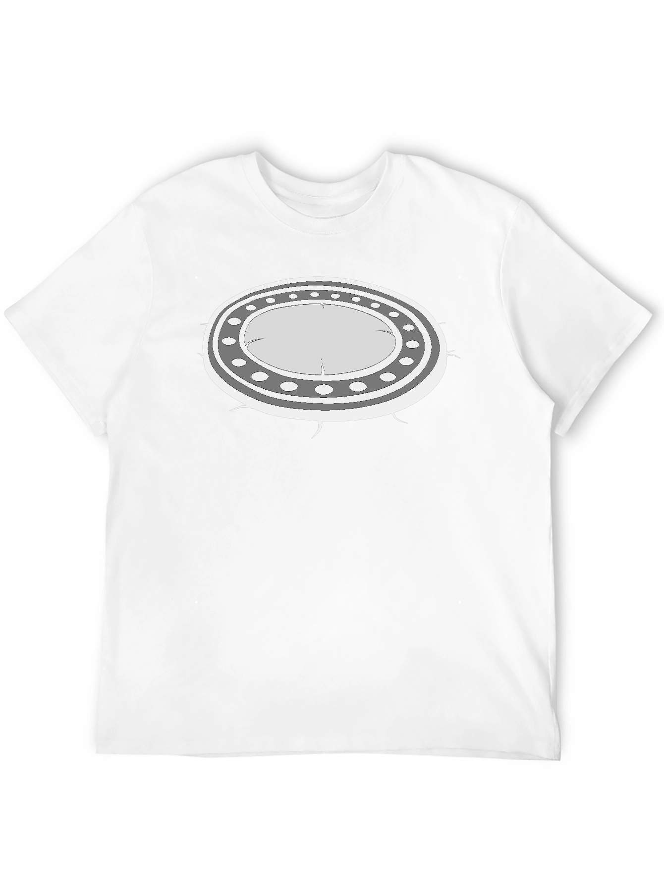 UFO Graphic Black T-Shirt - Unique Alien Design