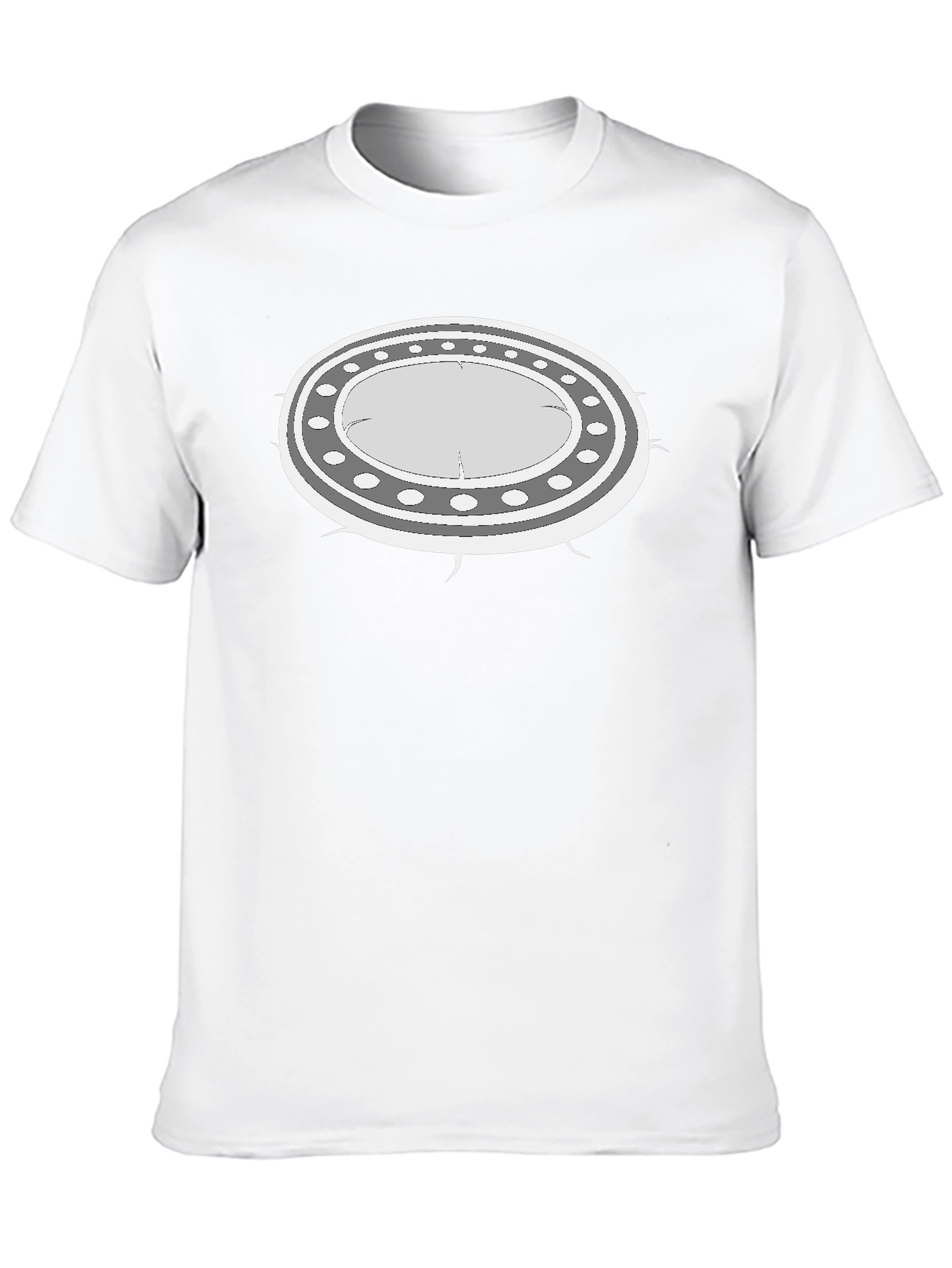 UFO Graphic Black T-Shirt - Unique Alien Design