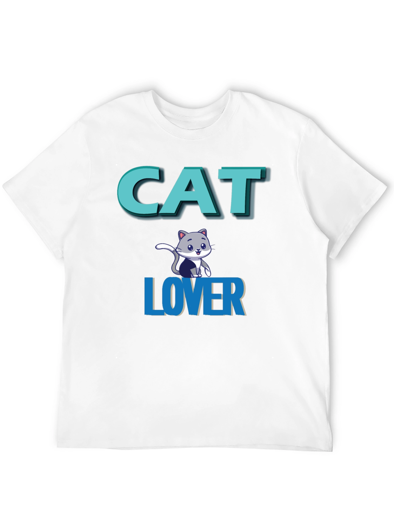 Cat Lover Graphic Tee - Black Unisex T-Shirt