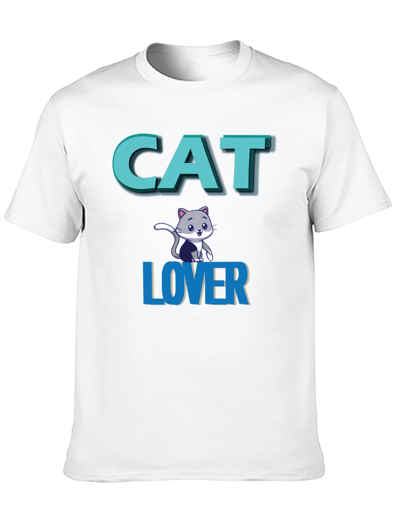 Cat Lover Graphic Tee - Black Unisex T-Shirt