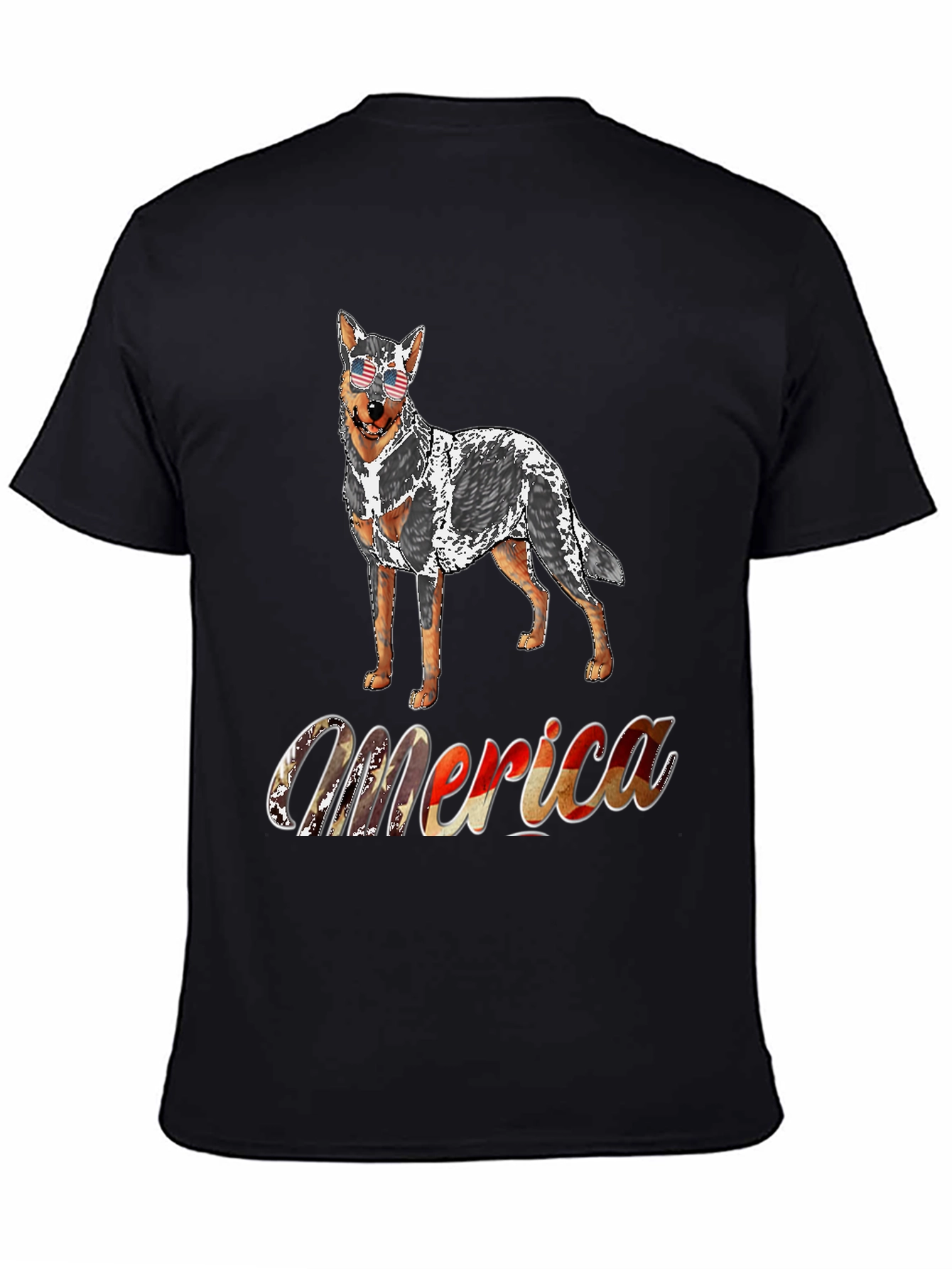Patriotic Dog T-Shirt - Merica USA Pride