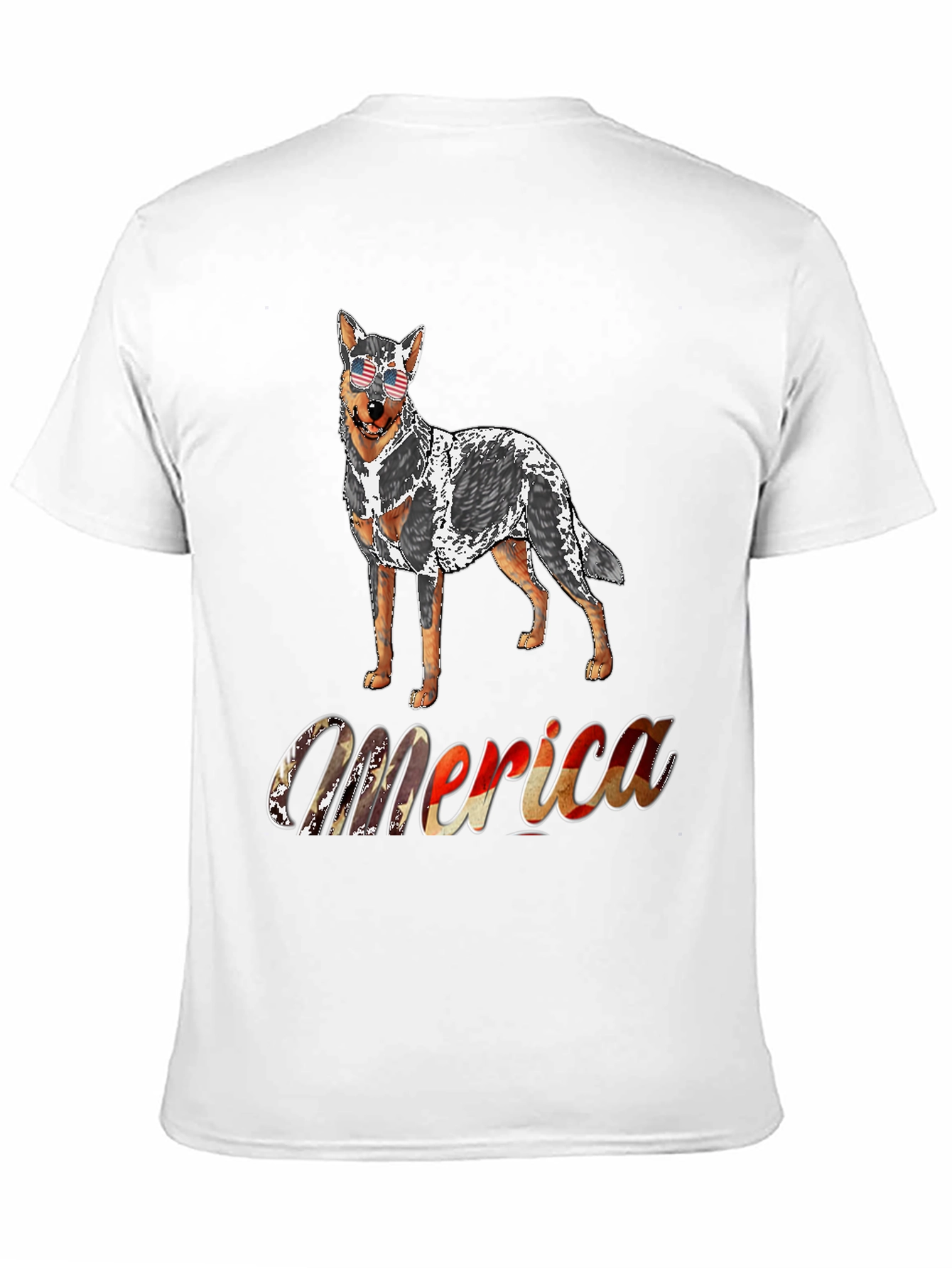 Patriotic Dog T-Shirt - Merica USA Pride