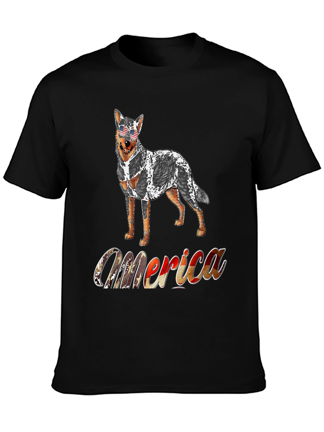 Patriotic Dog T-Shirt - Merica USA Pride