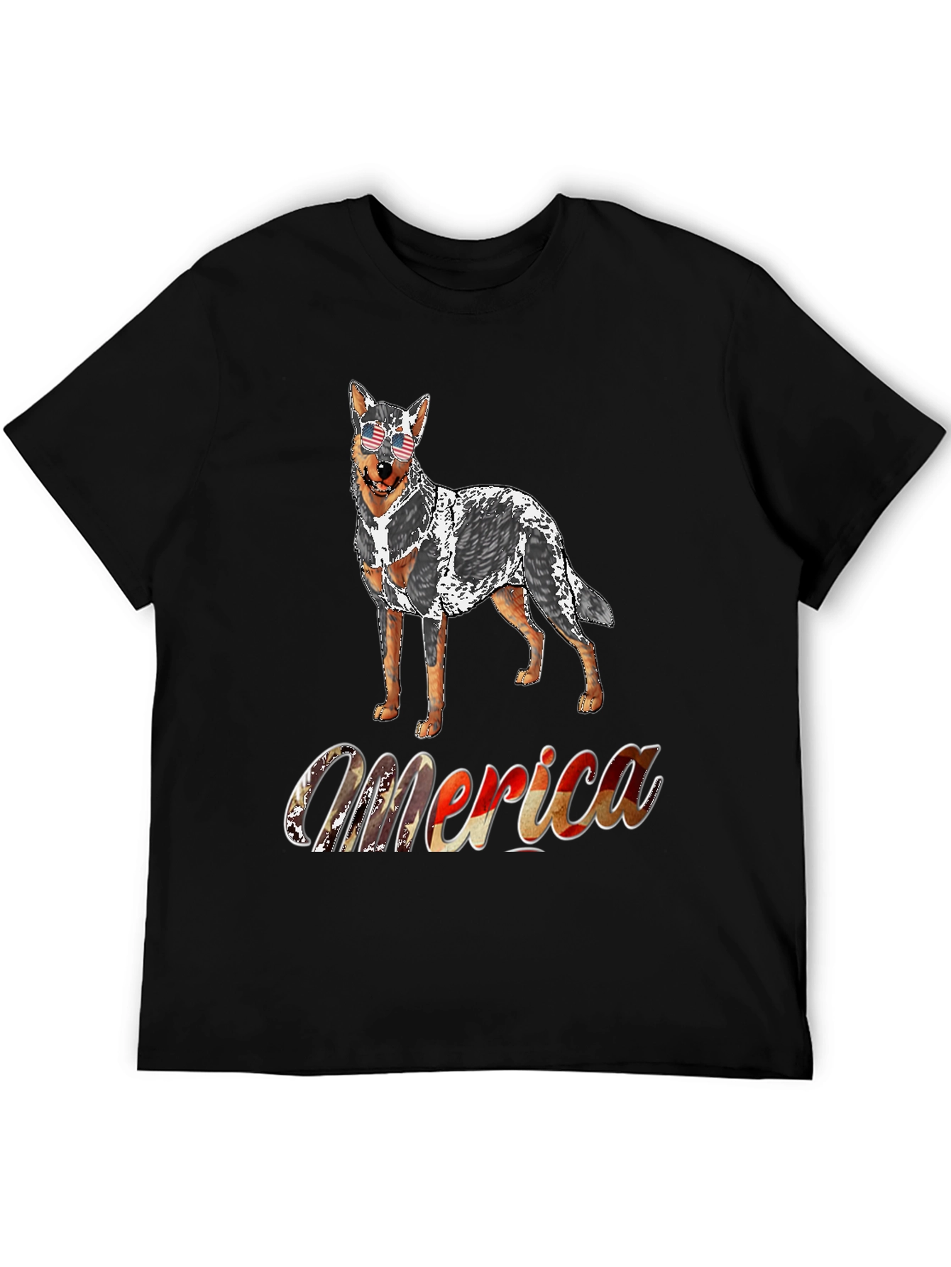 Patriotic Dog T-Shirt - Merica USA Pride