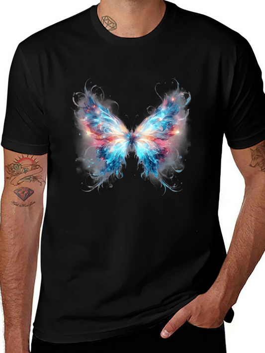Butterfly Wings Graphic Black T-Shirt