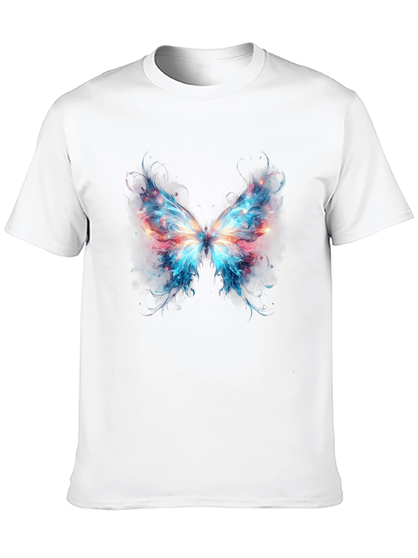 Butterfly Wings Graphic Black T-Shirt