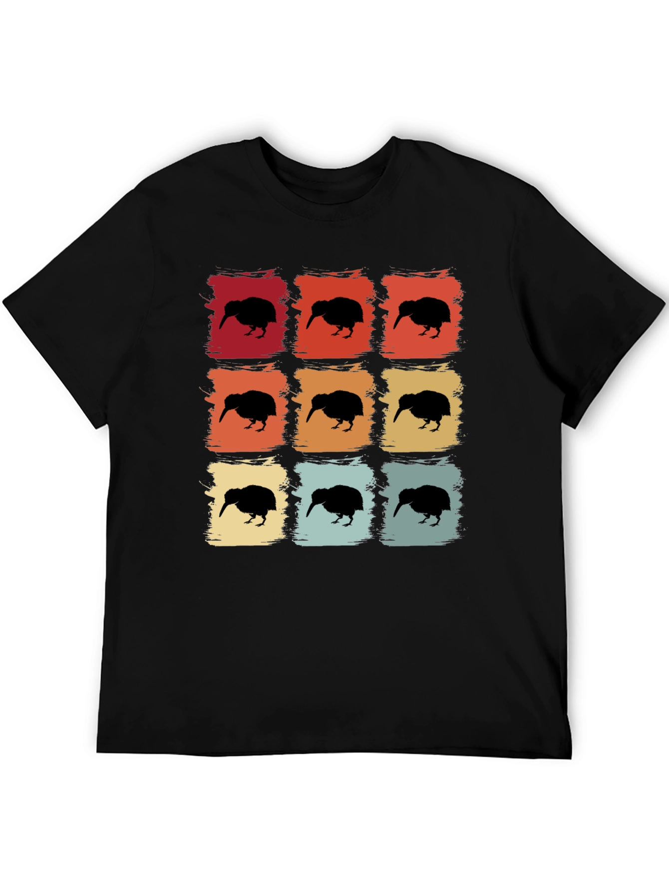 Retro Kiwi Bird Graphic T-Shirt