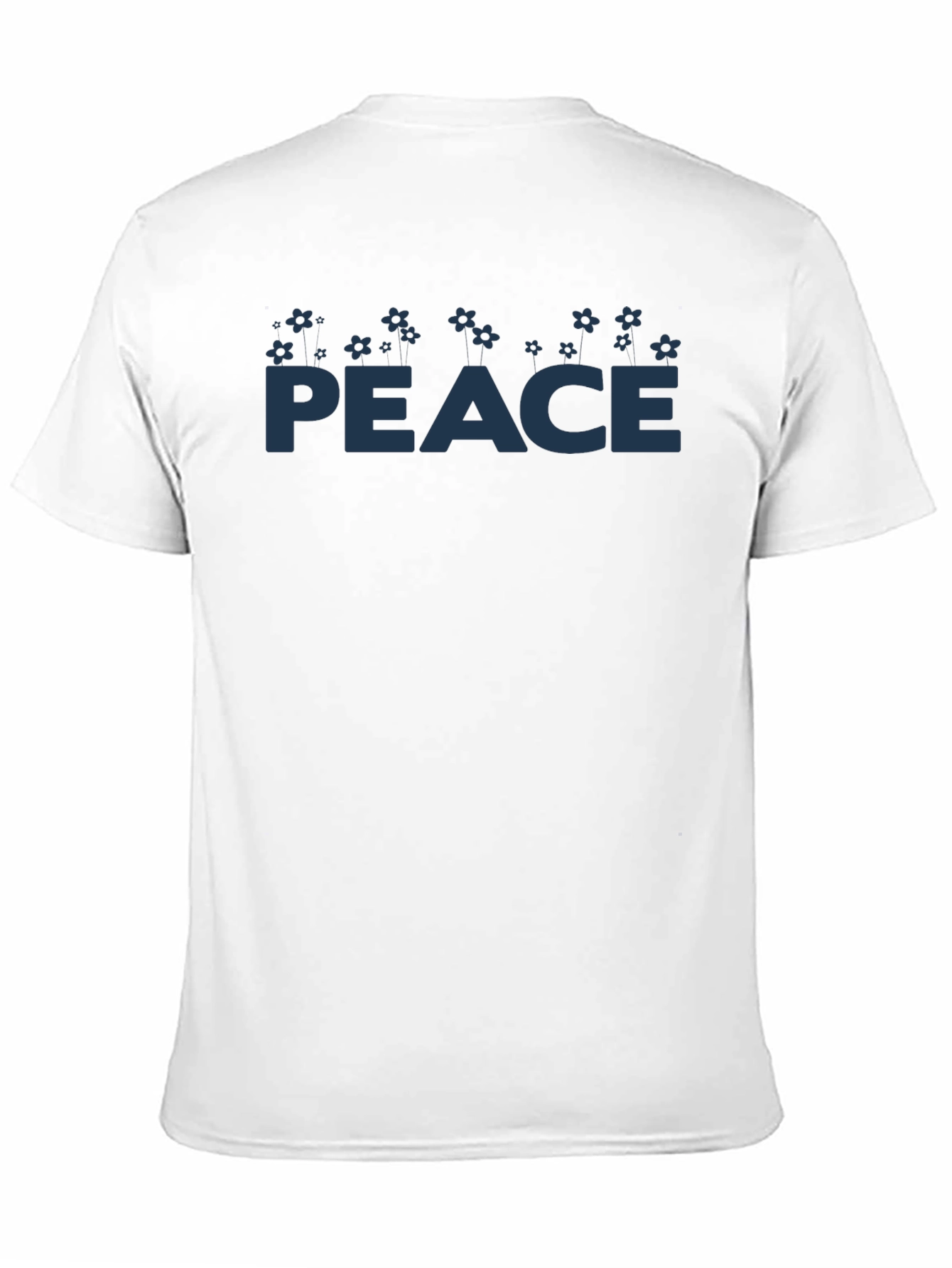Peace Symbol T-Shirt - Mens Black Graphic Tee