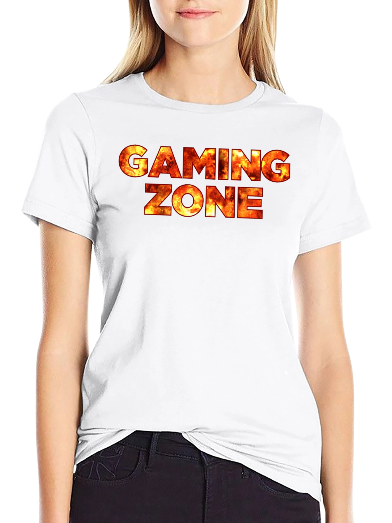Gaming Zone Graphic Tee - Black