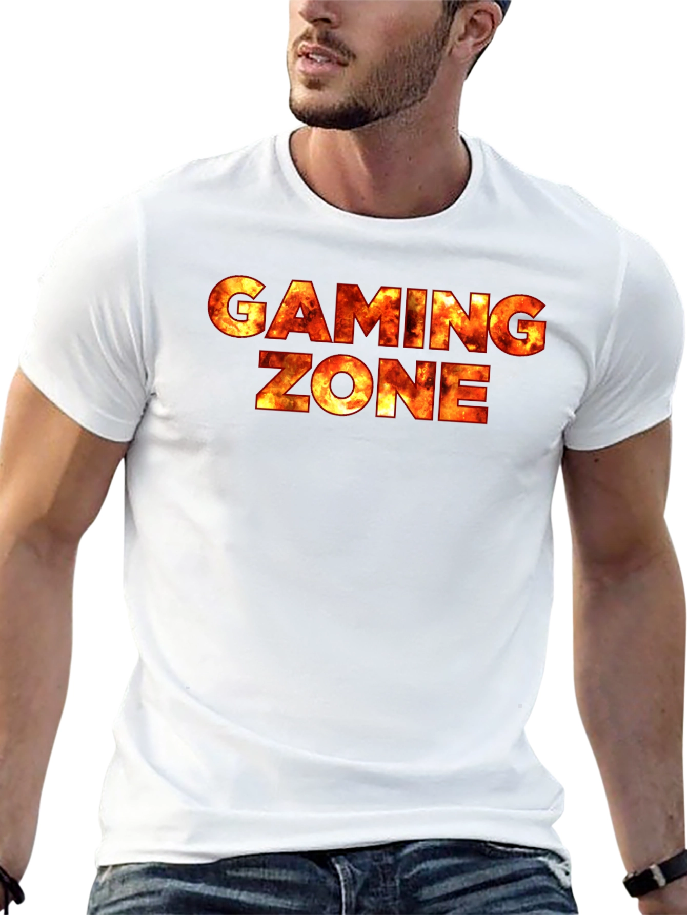 Gaming Zone Graphic Tee - Black