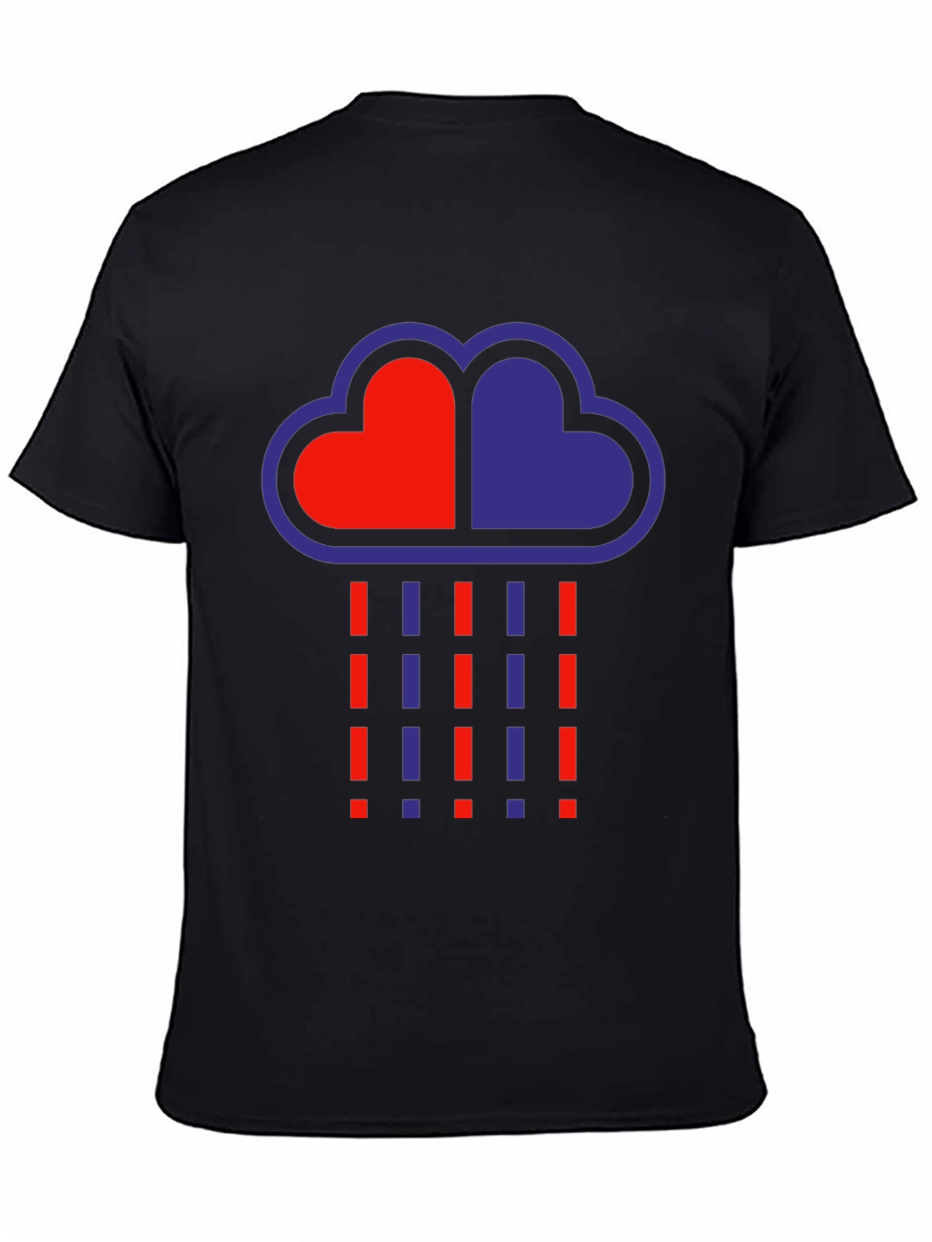 Heart Cloud Graphic Tee - Trendy Design