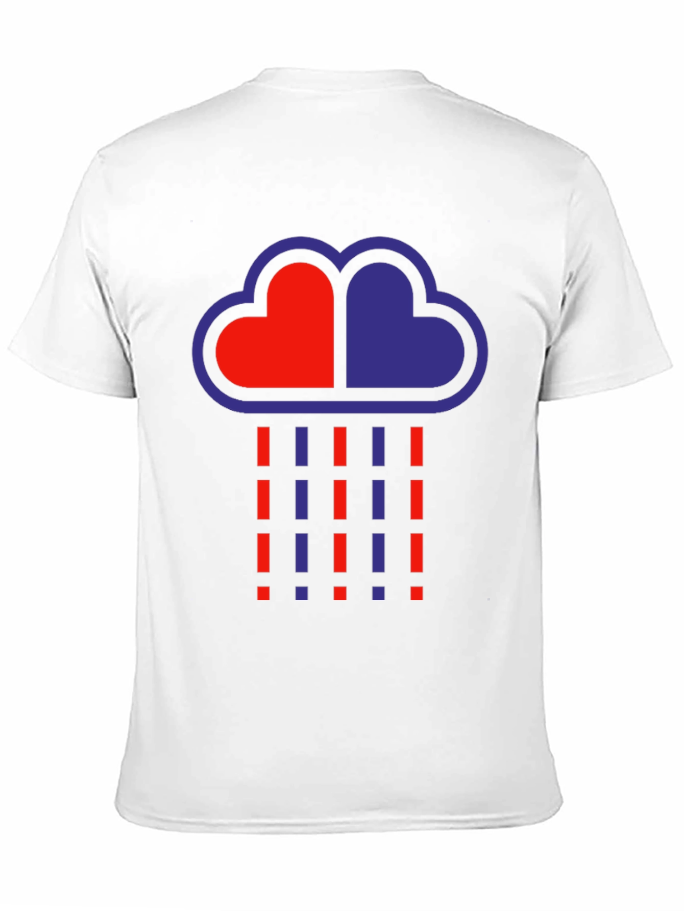 Heart Cloud Graphic Tee - Trendy Design
